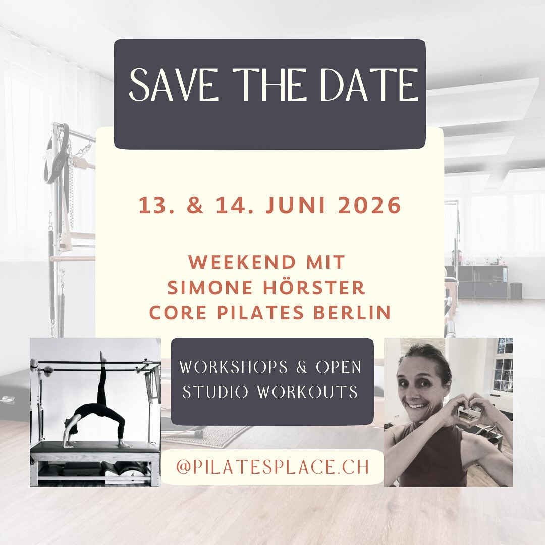 Ich freue mich sehr, nächstes Jahr das erste Weiterbildungs-Wochenende in meinem Studio anbieten zu können. 🤩❤️
Die wunderbare Simone Hörster, Core Pilates Berlin wird uns besuchen und ihr Wissen mit uns teilen. ✨
Weitere Infos folgen bald!
#corepilatesberlin #pilateseducation #staytuned #contrology