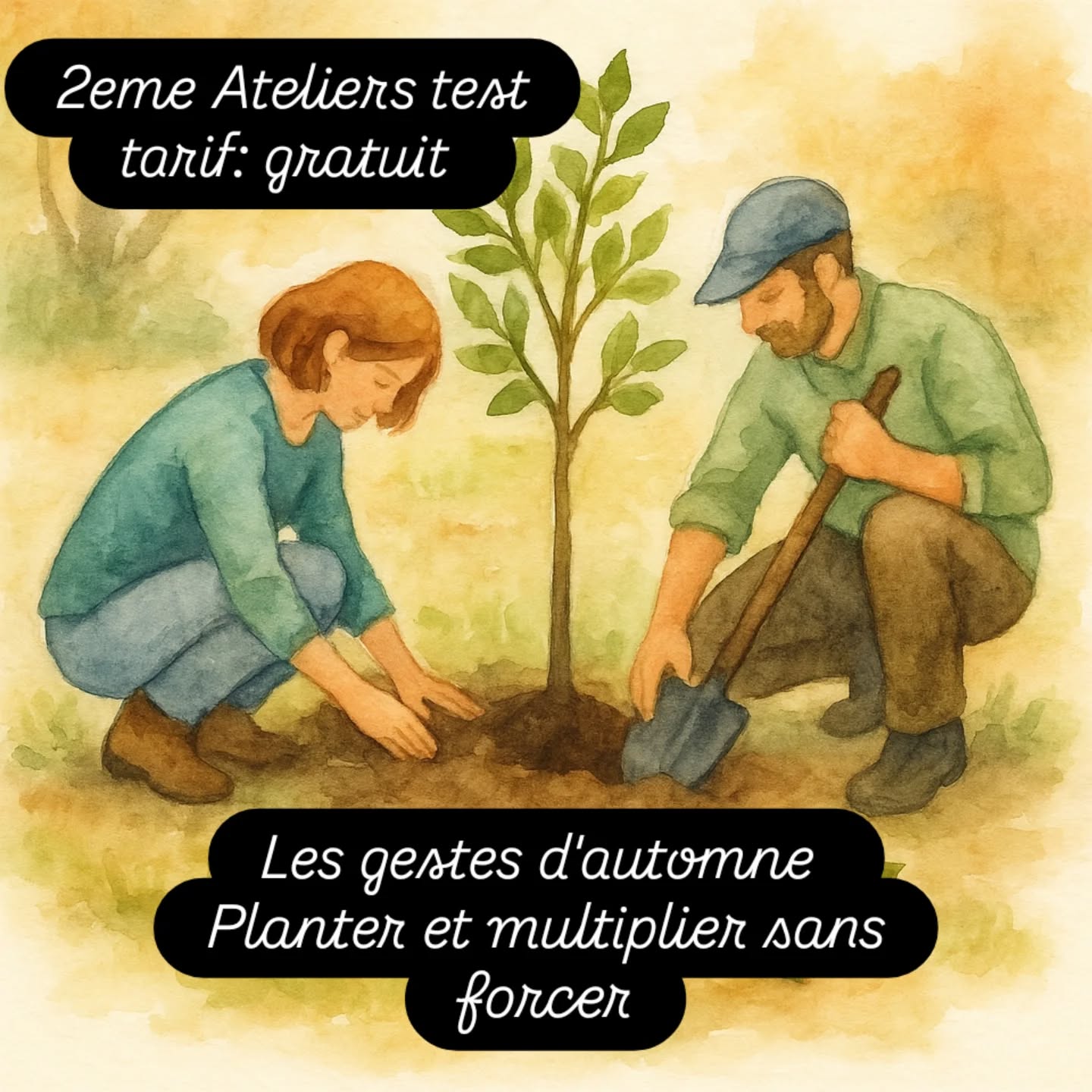 🌳 Atelier du samedi 22 novembre – Planter et bouturer, c’est panser le vivant 🌱
Un atelier concret pour apprendre à planter arbres et arbustes et découvrir la magie du bouturage.
Des gestes simples pour multiplier la vie, observer, comprendre et se relier à la terre.
✨ Il s’agit du deuxième atelier test, également gratuit.
📅 Samedi 22 novembre
📧 Inscription : delaterreausens@gmail.com
Pour les infos complémentaires, écris-moi simplement par mail 💌
#deLaterreAuSens #atelierduvivant #plantation #bouturage #automne #permaculture #solvivant #cultivonsensemble #intelligenceduvivant