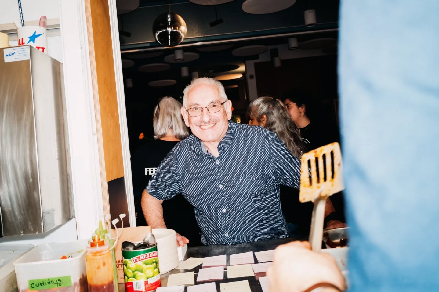 Don Pablo - Paul Loman from The Real Junk Food Project
I first met Don Pablo this summer when he served me the most delicious butternut squash stew at the fitzherbert hub. What struck me the most amongst the warm service, happy customers and beautiful courtyard was the smile he carried with him as he rushed from table to table, into the kitchen, clearing plates, listening to his team and making sure everything was on point during lunch.
To me, all he cared about was making sure people were happy and heard. Yes the junkfood project is about saving food from landfill but in reality it is about making people feel included and dignified.
The last couple of months we've been planning this I got to know him and he has become a food hero of mine. Successful in his career and devoted family man who retired but wanted to give back to his community (a workaholic really 😋) Paul loves and respects food in ways many of us chefs should do. That food is not always about creativity, innovation and mind blowing flavours but it's also about nourishment, traditions and respect for humble ingredients.
So this is why we did the concept of a barrio taqueria alongside @xavogram because in latin america great food is not kept for the rich but it's accessible to all. We wanted to bring those sounds and flavours to Octoberbest and we needed Don Pablo to be there with his smile welcoming all of you as it was our way to say thanks to him for all time he devotes to the community.
Together we raised over £7000 for @realjunkfoodbrighton
Here are our friends that helped us run this event. Passionate chefs that are trying to make a difference whichever way they can
@viki_cowan @aclarevoyant @robbo_palmito @evaritchie_ @declanreddo @biankarazeto @pitfield.veg @barfieldsbutchers @aazitaeghbal
@xavogram -photo-
Gracias
Diego