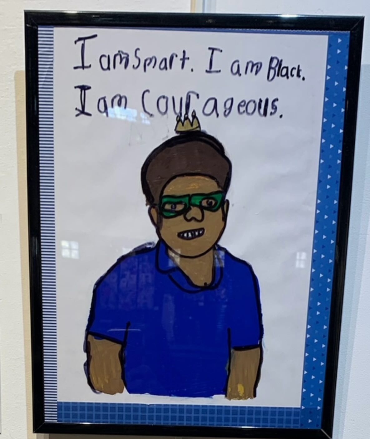 More art from our Fairfield County Student Social Justice Art Showcase student ambassadors...students who participated last year and are returning this year!
Students- art is due 11/2 and the and the Opening Reception is 11/8! Pre-register today, even if art isn’t ready, to learn more and get important updates!! Link is in bio.
All are welcome to attend the Opening Reception on 11/8 from 1-3pm.
King School elementary student siblings shared their art and stories last year…
Clyde David xxx
Black Boy Magic
Painting - Sharpie, tempra paint, Posca paint pens, tape
My artwork supports Black Boys showing pride in who they are and how they look, including their hair. I am proud of my curts and I wanted to show that in my portrait. I chose this topic because I want all Black Boys, like me, to be proud of themselves. I believe we can do anything we want to do, and be anything we want to be. This is meaningful to me because I am a Black Boy, and I am Smart, I am Black, and I am Courageous. I also know that there are times when Black people are not treated fairly and I want everyone to be treated the right way.
Cordelia Lee xxx
Black Girl Magic
Painting - Sharpie, tempra paint, Posca paint, tape
My artwork is advocating for all the Black Girls, Just like me, I chose this topic because some people belleve that Black people are not beautiful or smart, just because of the color of our skin.
This topic is meaningful to me because I want to show that Black people are just as smart and beautful as anyone else.