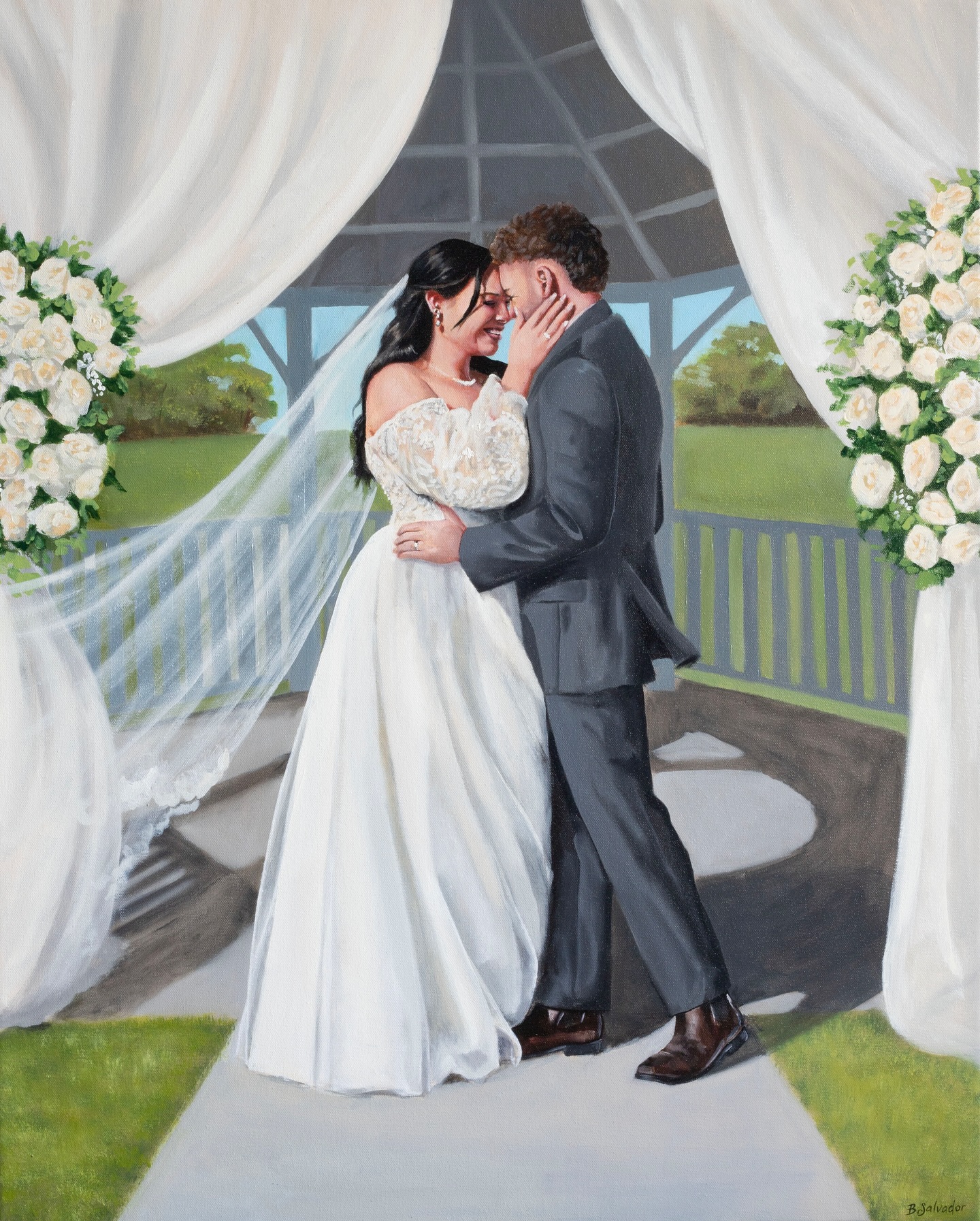 Finished PREMIUM portrait for the incredible Stephanie and David!!
Thank you both so much for choosing us to paint your wedding portrait! Was so incredibly special to create this memory in front of all your friends and family.
Package: Premium NEW 61cm x 76cm size
Artist: Bernadette
Moment: Ceremony
#liveweddingpainting #liveweddingpainter #liveweddingartist #liveweddingart #weddingpainting #weddingpainter #weddingartist #sydneyweddinginspo #weddinginspiration #weddingsydney