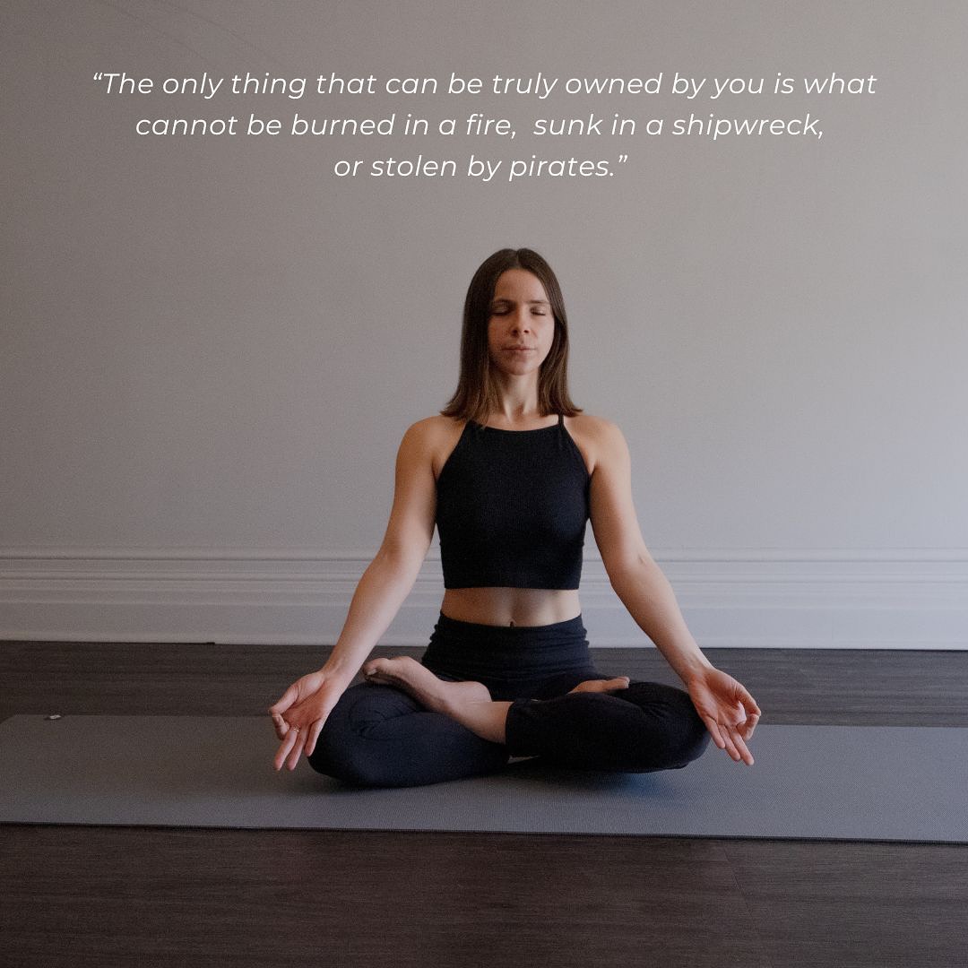 ✨ “The only thing that can be truly owned by you is what cannot be burned in a fire, sunk in a shipwreck, or stolen by pirates.”
Really think about that line … read it again ….
This modern paraphrase of Stoic wisdom (inspired by Epictetus + Marcus Aurelius) is a reminder that our true possessions aren’t material things — they’re our character, our choices, and the values we live by.
Things can be lost. Plans can change. Life can shift in ways we don’t expect. But who you are, how you show up, and the way you move through the world — that is yours forever.
Maybe today’s practice is about coming back to what can’t be taken away. 🫶
.
.
.
.
.
📸 @candice.ferreira
.
.
.
.
#StoicWisdom #ModernPhilosophy #YogaOffTheMat #MindfulLiving #Epictetus #MarcusAurelius #YogaLife