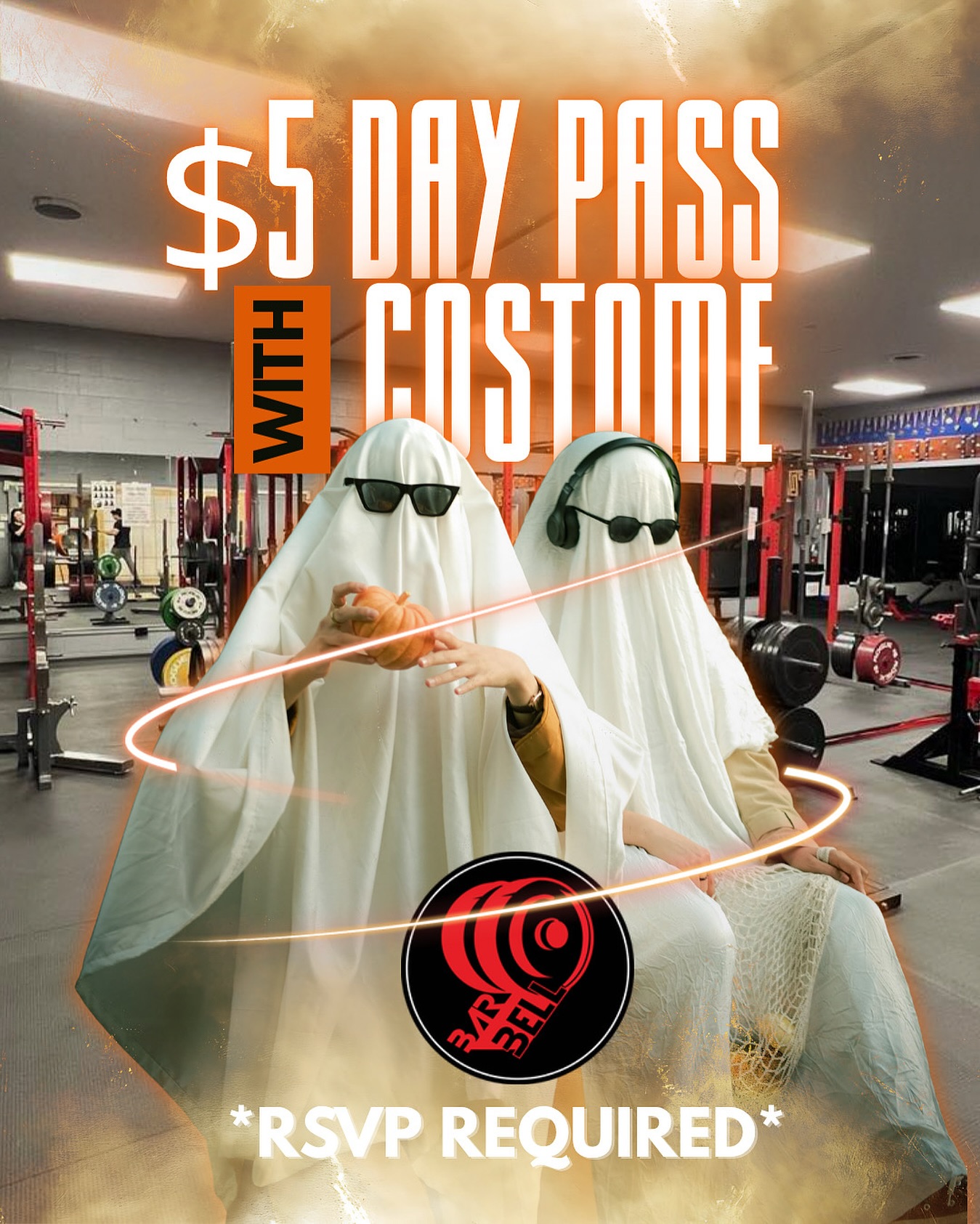 đHalloween Week @ 99 Barbell đ¸ď¸
Show up in a costume and score a $5 day pass from
Saturday Oct 25 â Friday Oct 31 | *RSVP required*
***No costume. NO RSVP. No deal. đ***
đLink in Bio
Bring the energy, bring the costume, and letâs make the gym spooky strong this week. đ