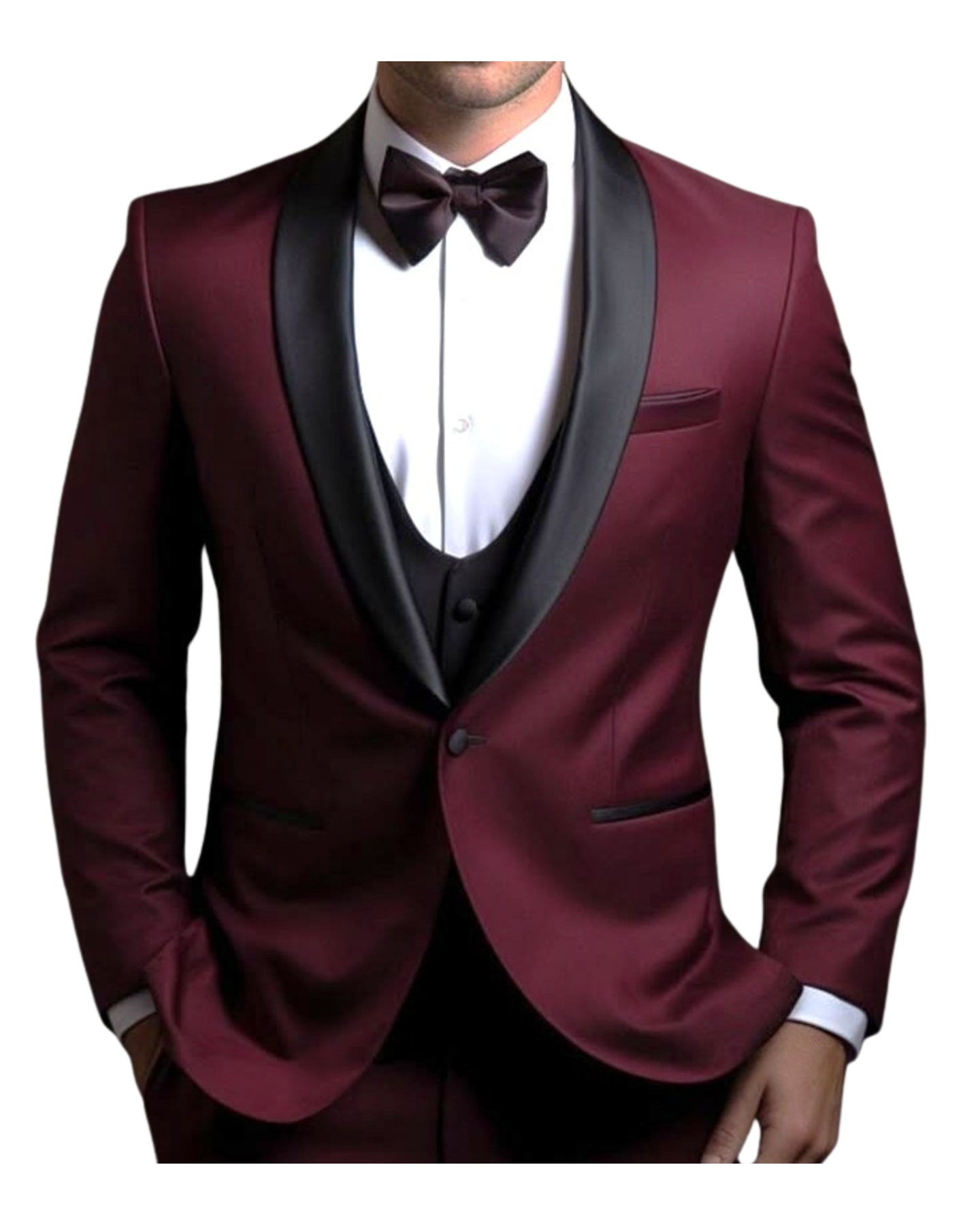 A moment in wine and black.
.
.
.
.
Visit us at www.dannysshop.com
for any inquiries info@dannysshop.com
.
.
.
.
#WineRedTuxedo #LuxuryTailoring #MadeToMeasure #TailoredElegance #LuxuryMenswear #MensStyleGuide #GentlemensFashion #FormalLuxury #BlackSilkLapel #EveningElegance #TuxedoStyle #SuitUp