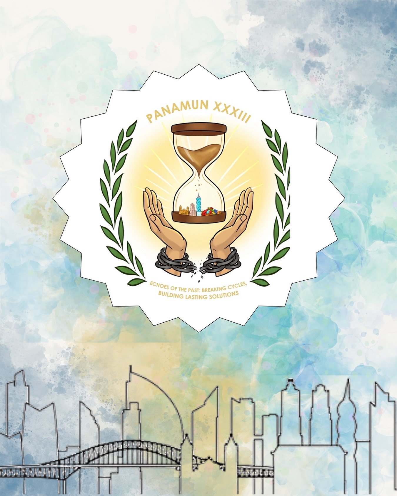 PANAMUN XXXIII’s Logo 🎨🖌️