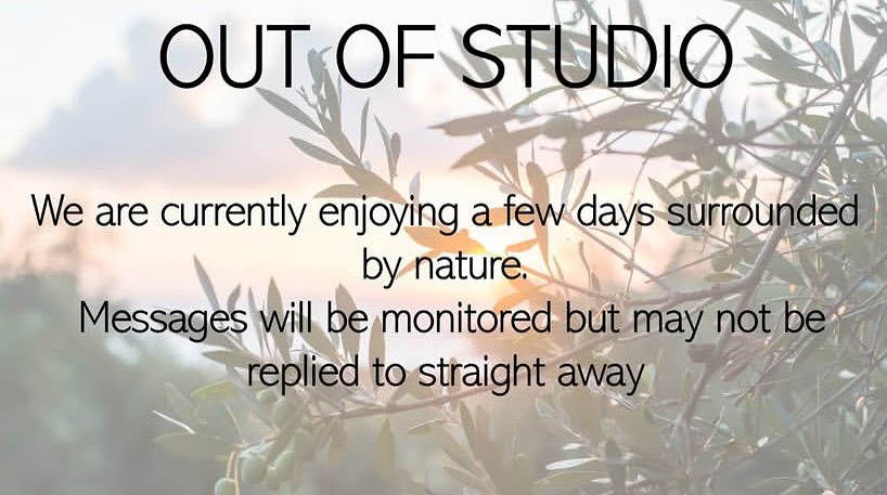 We are enjoying a few days out in nature but will be monitoring all messages