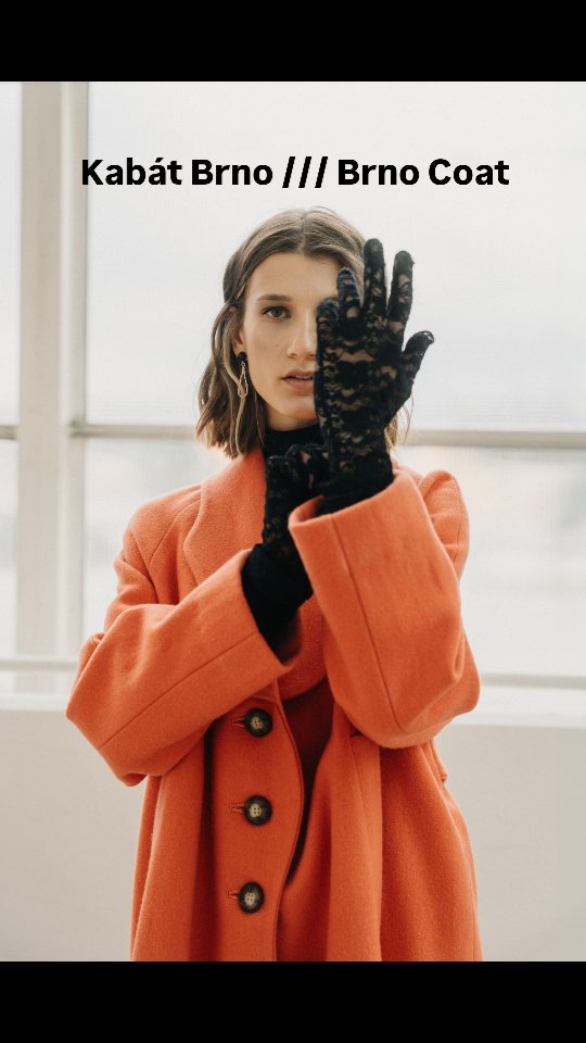 #kabatbrno #brnocoat #fuchs130 #sustainabilityisthenewfunctionalism #inspiredbyfuchs #biodegradablecoat #madetoorder #supportedbythecityofbrno #klarazidkova