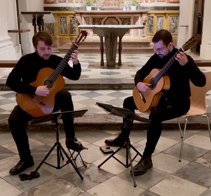 Some small excerpts from the concert of my amazing students @francescodior and @_catala.carmine at the Spitalskirche. What an inspiration!