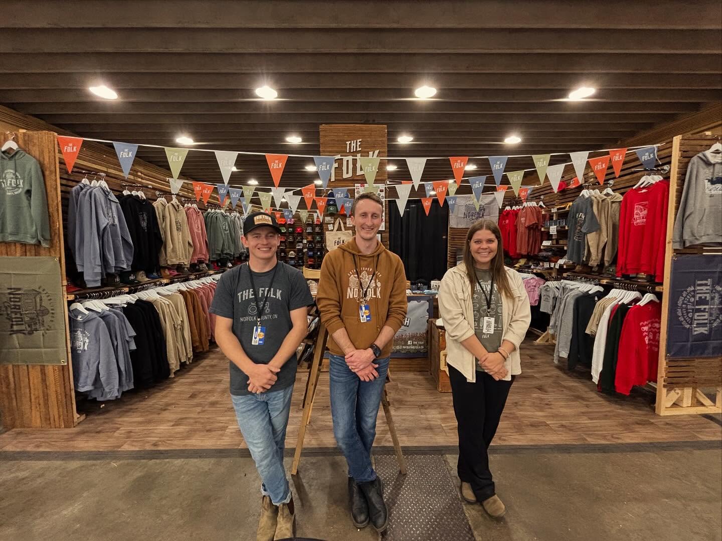 Five years of fairs, five years of The Folk. 🖐🏼
From setting up in the parking lot to our biggest booth, and everything in between… Every fair season has been a blur of laughs, late nights, french fries, and the best people.
We are still recovering from this year tbh 😅 because wow, what a ride. It truly takes a village, and we’re so lucky to have ours. ❤️
A huge thank you to everyone who stopped by the booth, said hello, supported, and proudly rocked their Folk gear year after year- you make this all possible!
Here’s to the chaos, our crew, the community, and however many fair hoodies you’ll keep adding to your closets! 🎡