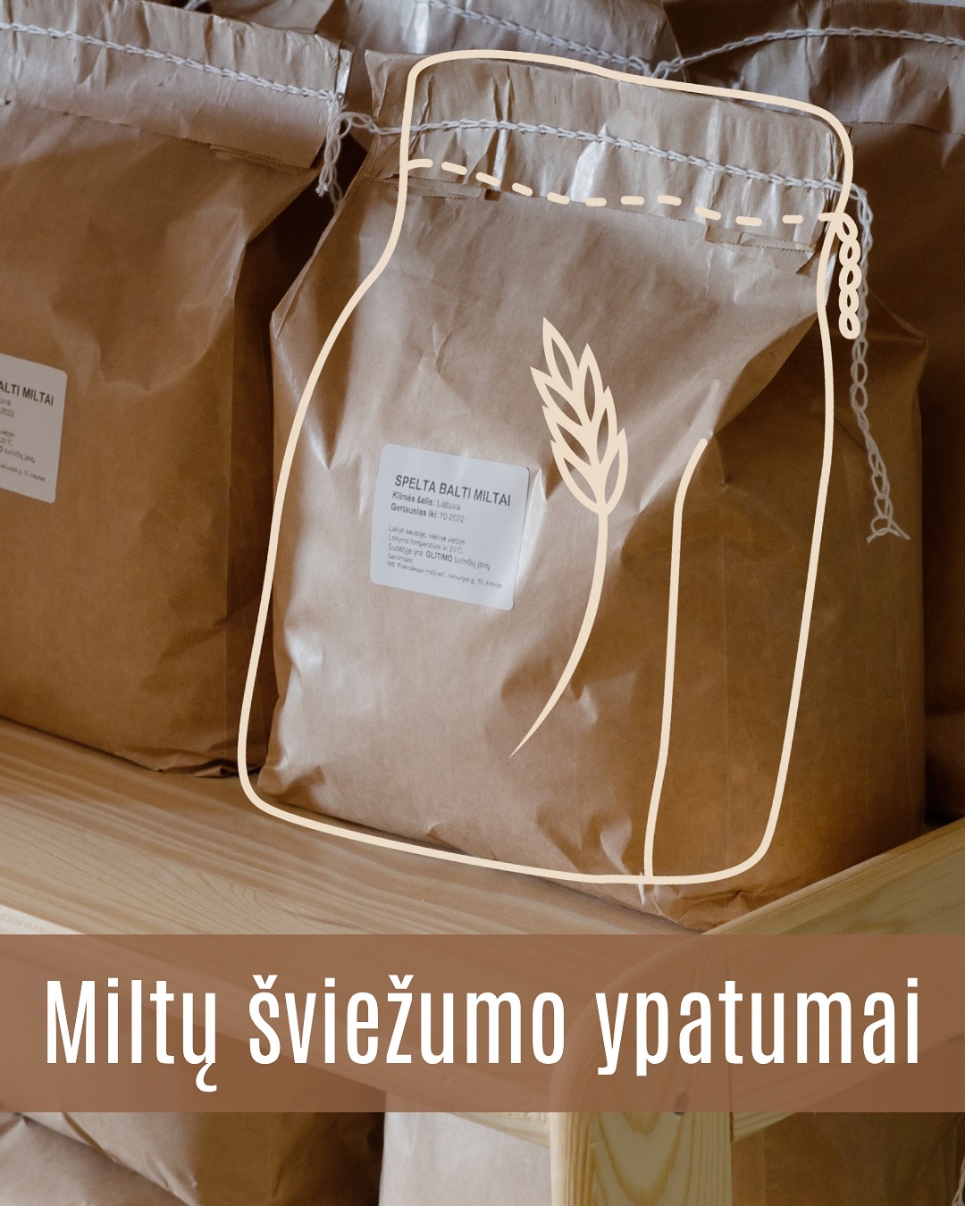 Taip kaip @bundu.bakery vertiname šviežiai skrudintą kavą, taip malūne ir kepykloje vertiname šviežiai maltus miltus 🌾
Pas mus juos visada rasite vos kelių dienų sumalimo – tiesiai iš malūno.
Kodėl tai svarbu, pasakojame karuselėje 👆🏻
O ar jūs esate pajautę skirtumą tarp šviežių ir senesnių miltų?