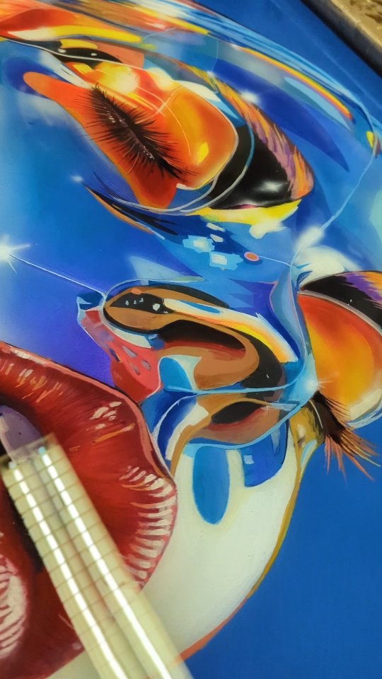 Over 50 hours of passion, patience, and detail — and now the moment where it all comes to life. ❤️
The second Epoxy Coat layer gives the piece its first real shine, and it’s such a rewarding feeling to see it evolve.
#acrylicpainting #adhdhyperfocus
#adhd #adhs #theuniverseiswithinyou #PassionProject #ArtJourney #EpoxyResin #behindthescenes🎬