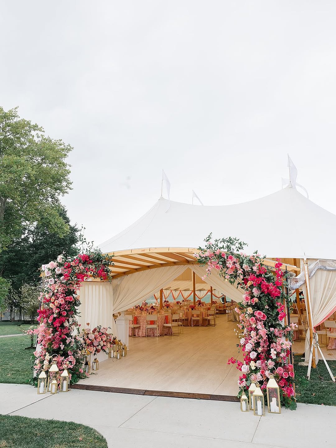 Elegance and style in a Grand Sperry Tent
Repost via @wileevents A celebration built on bold color, rich texture, and fearless design.
We started with a warm, saturated palette: sunset pinks, golden tones, and hints of raspberry that reflected the bride’s vivacious spirit. Every layer was intentional.
Custom art deco patterns, printed linens, and statement tabletop details told their story with personality and polish.
Overhead, oversized fringe chandeliers swayed in the breeze, nodding to the bride’s flirty cocktail dress and drawing eyes upward all evening.
And this is only the beginning.
Planning, Event Design, Floral Design, Stationery & Event Branding @wileevents
Photography: @jessaschifilliti
Venue: @dealcc
Entertainment: @elementmusicnyc
Tent: @sperrytentsnj
Lighting & Draping: @fabricoproductions
Rentals: @visionfurniturephl @glampartyrentals
Linens: @bbjlatavola @nuagedesignsinc
Decals: @gotoshout
Hair: @_hairbyjanet_
Makeup: @makemeup_eva
Cocktail Hour Activation: @oystersxo
#grandsperrytent #grandsperry #sperrytentevent #sperrystyle #sperryglamour #authenticsperrytentevents #tentwedding #weddingrentals #outdoorwedding #weddinginspiration #weddingvenue #weddingstyle #weddingreception #weddingceremony #weddinglove #bridetobe #weddinggoals #weddingvibes #tentedwedding #weddinginspo