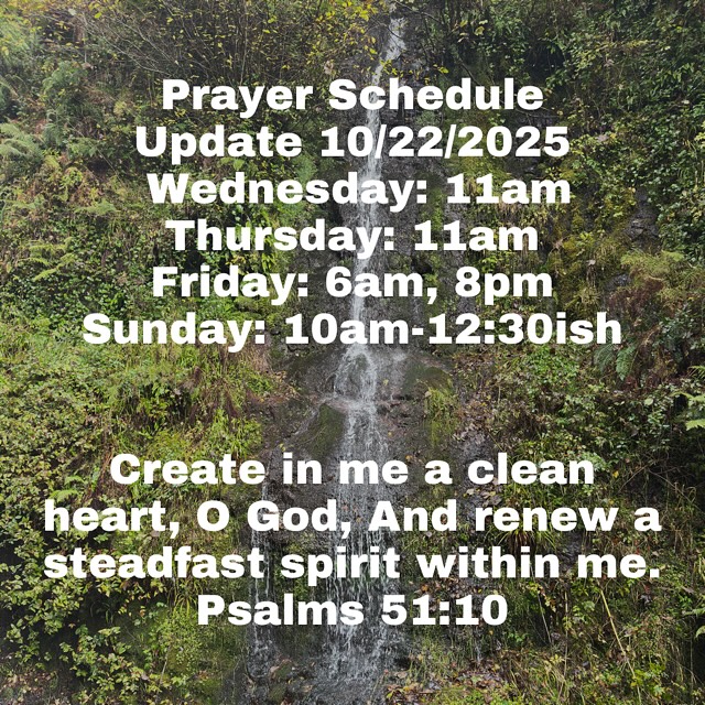 Cancelled: Wednesday @7pm
Friday @11 moved to Thursday @11 This week
For updates and full schedule go to
www.lighthop.org
Lighthouse of Prayer
1011 N 26th St
Kalamazoo, MI 49048
Streaming link at www.lighthop.org
Not forsaking the assembling of ourselves together, as is the manner of some, but exhorting one another, and so much the more as you see the Day approaching. Hebrews 10:25
Brethren, pray for us.
1 Thessalonians 5:25