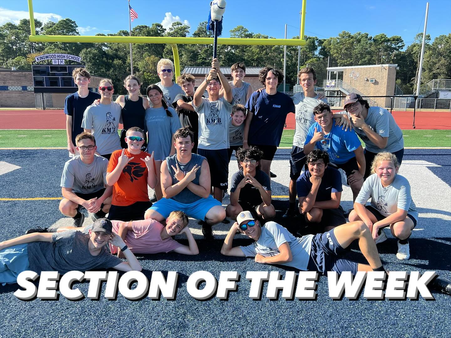 Congratulations to the @km4b_trumpets for winning Section of the Week!!