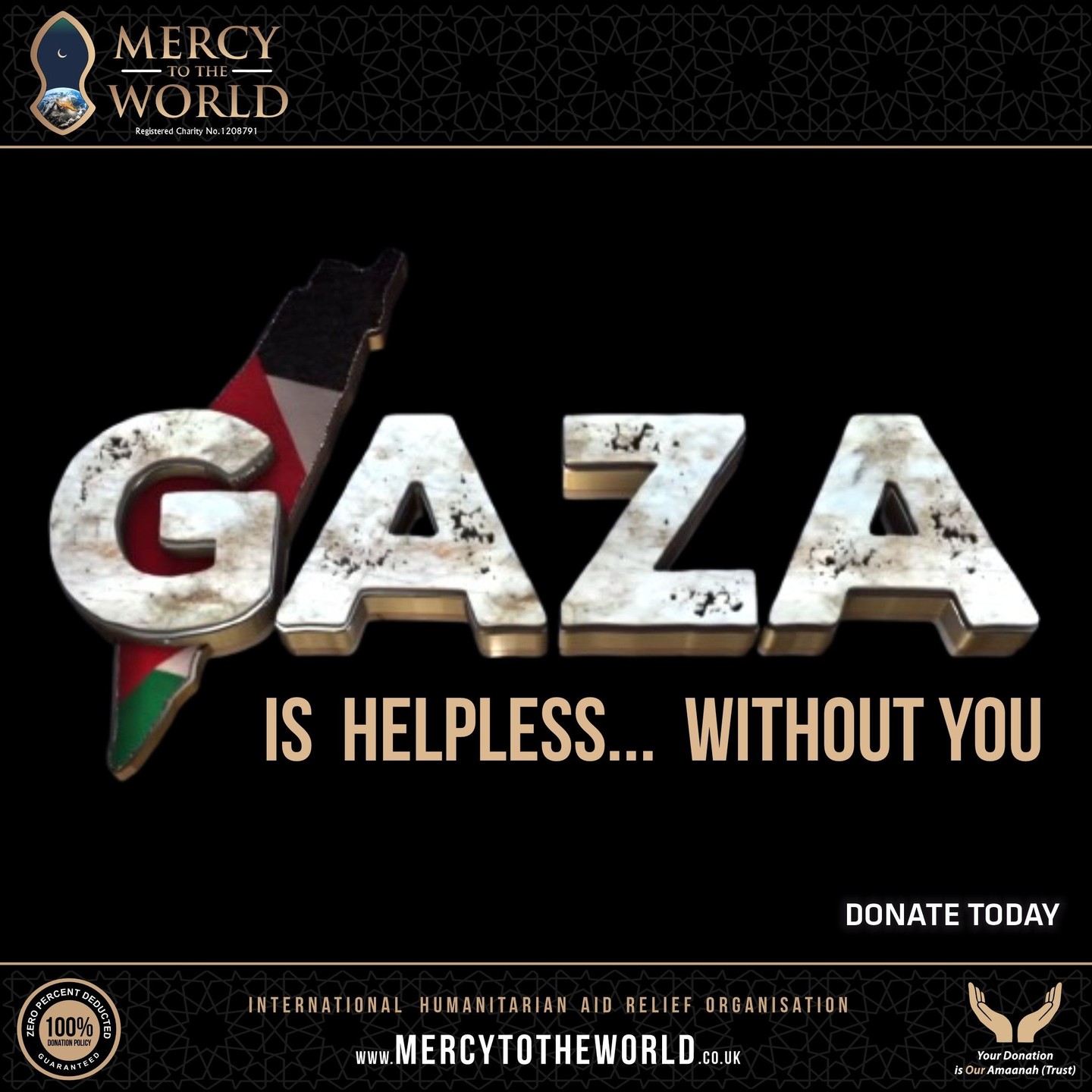 Support our #Gaza projects
https://www.mercytotheworld.co.uk/gaza-emergency-appeal