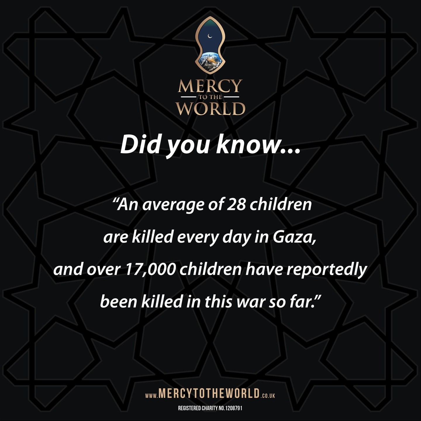 Support our #Gaza projects
https://www.mercytotheworld.co.uk/gaza-emergency-appeal