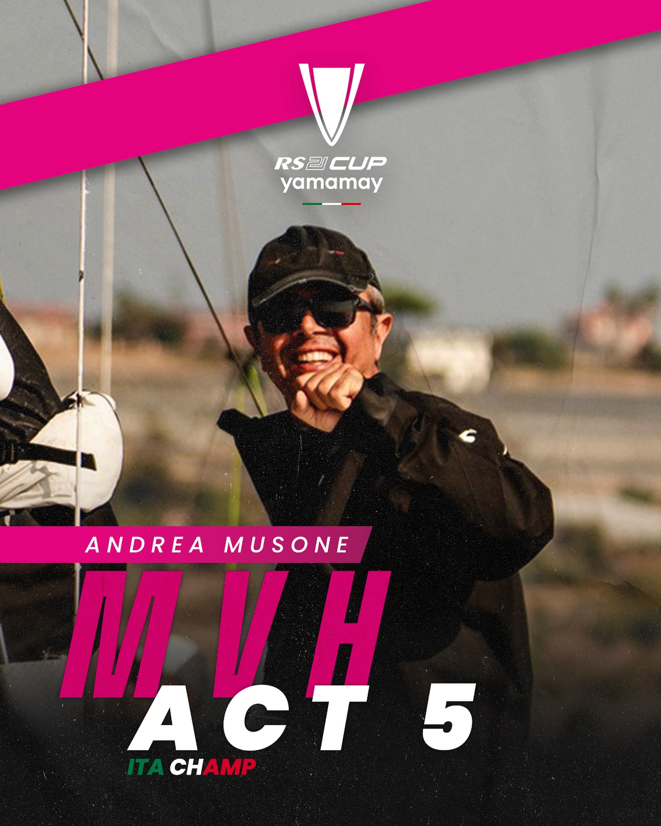 With 180 votes (38%) Andrea Musone is the Most Valued Helmsman of the Act 5 and Italian Championship 2025! Congrats 🍾
#RS21WorldChampionship25 #RS21 #RS21class