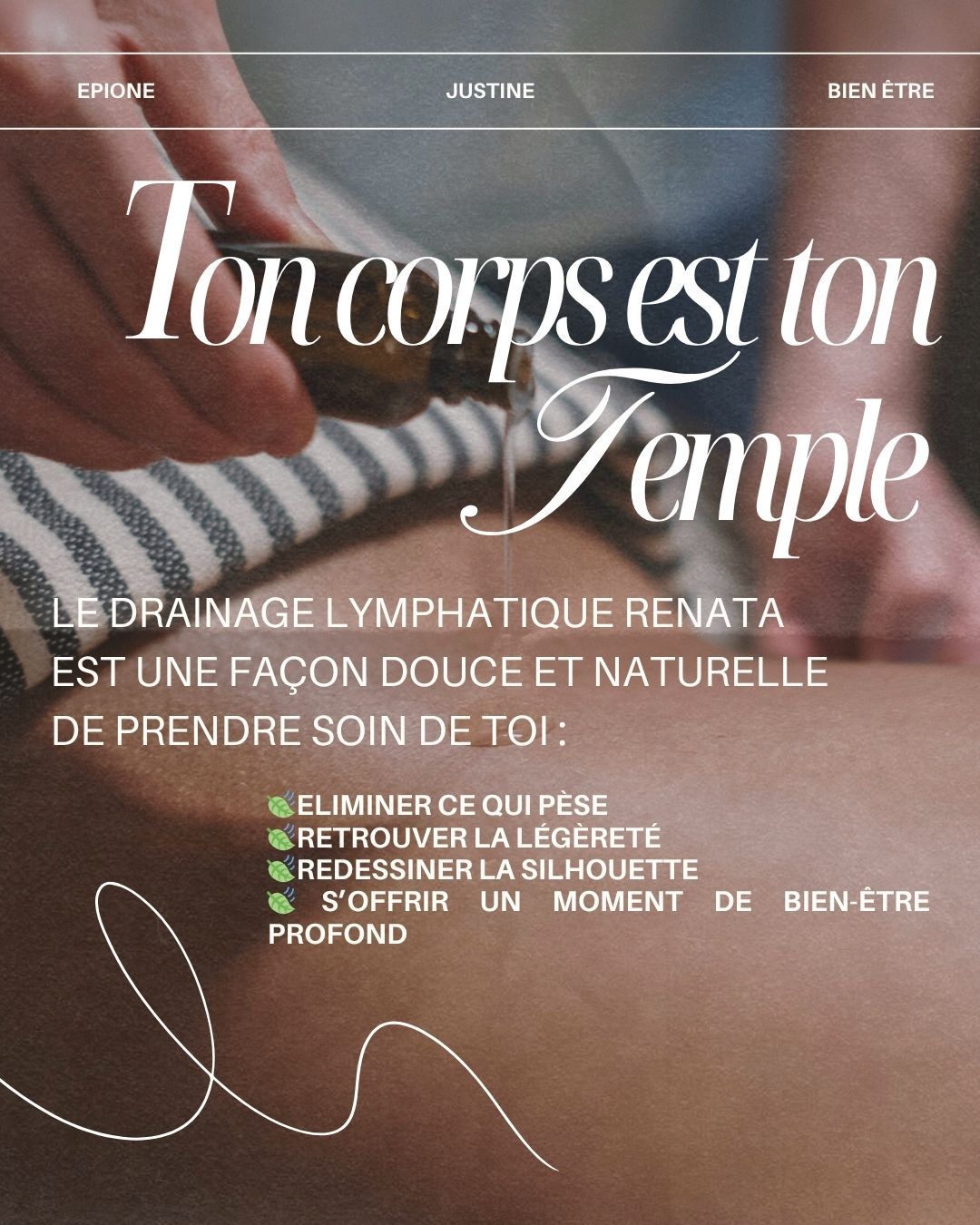 Ton corps est ton temple, prenez soin de vous alors que l’hiver approche
#drainage #prendresoindesoi