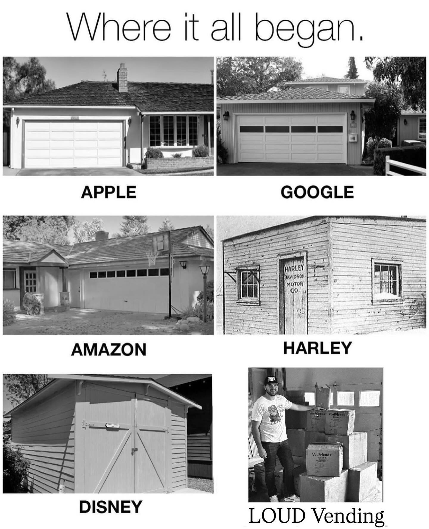 All the great companies started in a garage. We have the same story! What a memory opening up all our machines back on day 1!
#VFMinis #LOUDVending