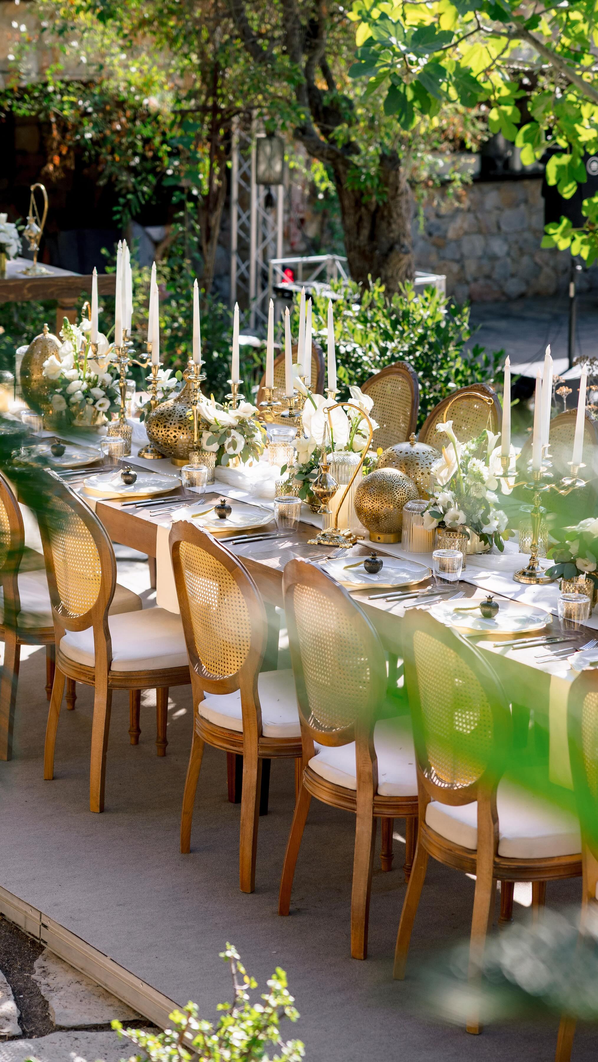 Sometimes, the most beautiful journeys are the unexpected ones…
For this wedding, we stepped away from our usual paths and embraced a new design story—a celebration woven with gold and rich ethnic textures. For our lovely Syrian couple, we curated an atmosphere where golden lanterns, flower-adorned thrones, and ornamental touches came together in harmony, adding warmth and meaning to every detail.
Set in a hidden gem of a villa in Yalıkavak, a place we were happy to return to for the second time—this time with an entirely different vision.
It was a joy to transform the space into something bold yet graceful, traditional yet fresh.
We loved every moment of this creative detour, and the result was nothing short of magical.
Here’s to celebrating love in every language, in every style.
#KaremEvents #YalıkavakWeddings #RomanceInGold #EthnicElegance #LoveBeyondBorders #destinationwedding
#bodrum