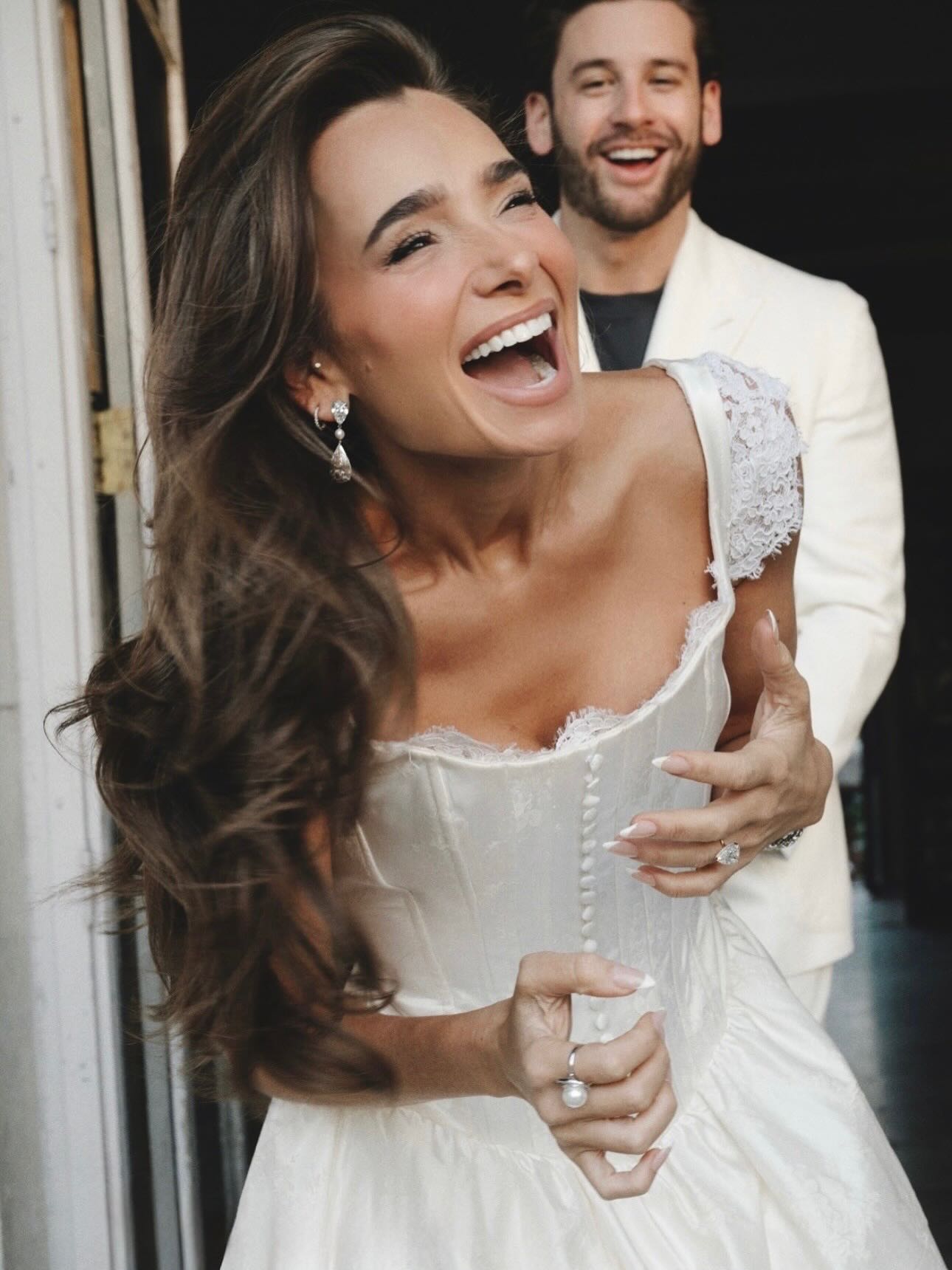 Love, laughter, and a perfect tan 💍✨ #BrideToBeGlow”