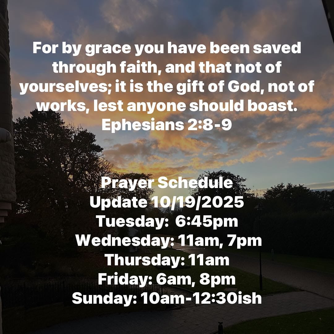 Friday @11 moved to Thursday @11 This week
For updates and full schedule go to
www.lighthop.org
Lighthouse of Prayer
1011 N 26th St
Kalamazoo, MI 49048
Streaming link at www.lighthop.org
Not forsaking the assembling of ourselves together, as is the manner of some, but exhorting one another, and so much the more as you see the Day approaching. Hebrews 10:25
Brethren, pray for us.
1 Thessalonians 5:25