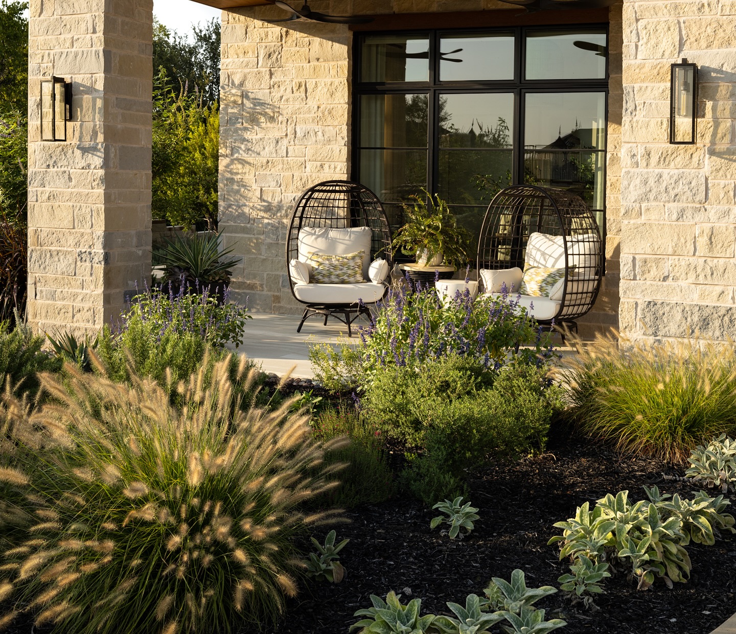 A peaceful morning retreat begins with balance — soft grasses, organic stone, and cozy textures that invite you to slow down.
At Avesso Studio, we curate wellness-centered landscapes that connect seamlessly with your interiors, creating continuity between how you live and how you rest.
This porch captures the essence of holistic design vision — natural materials, sunlight, and mindful form working in quiet harmony.
DM “INSIDE OUT” for our signature design process overview.
📸: @jeniferbakerstudio
Landscape Design: @avesso_dallas
Interiors: @delaneysdesign
#landscapedesign #avessostudio #landscape