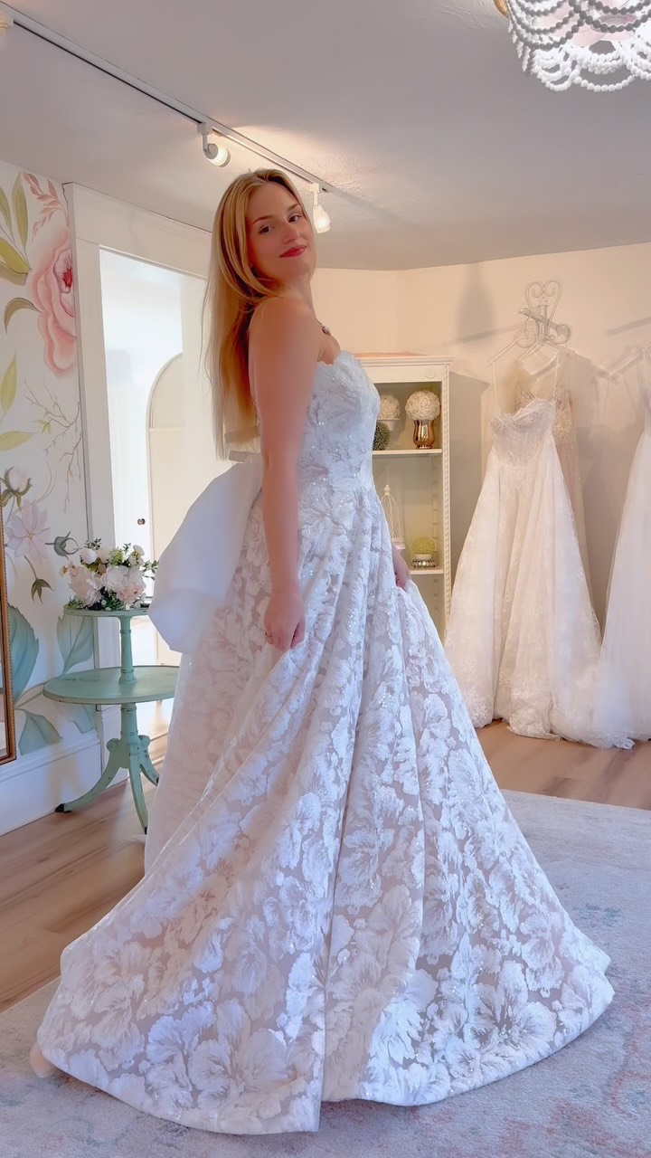 A preview of our newest arrivals here at A Brideās Design! Introducing Sabrina, Higgins, and Felicity. Check out our newly updated website to see more of our in-house designs or to book an appointment! #wedding #bride #bridal #clevelandbride #weddingdress