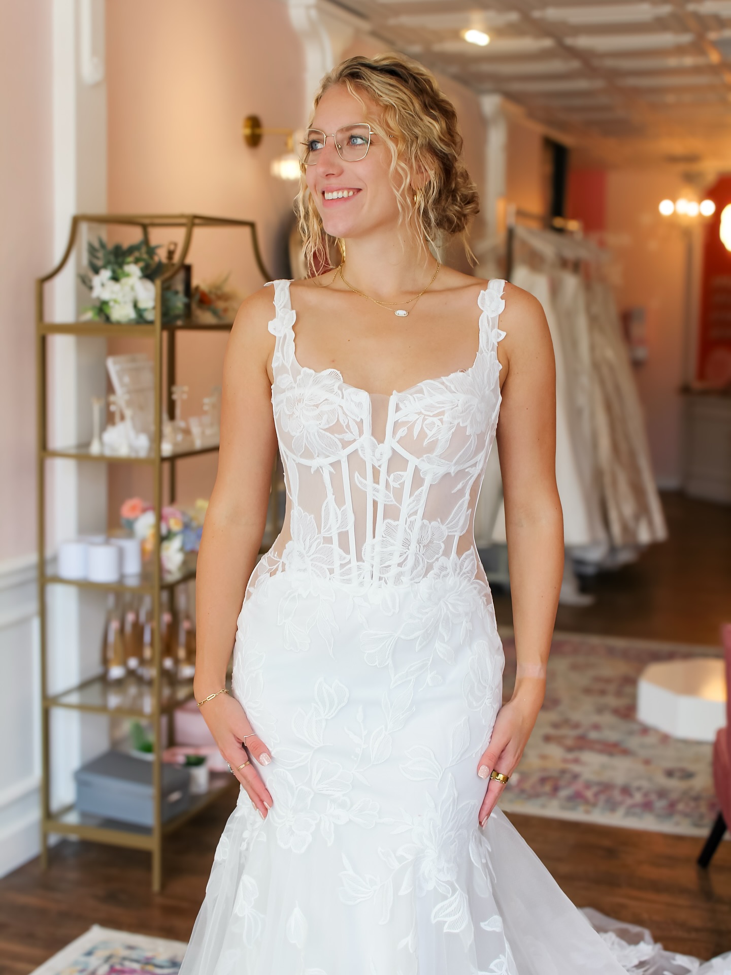 Meet Pearline!
Our newest arrival from @maggiesotterodesigns features romantic lace, strong corsetry, and daring side cutouts! 💕
Want to try her on? Head on over to the link in our bio to book your appointment! ✨
#maggiesottero #maggiesotterodesigns #weddingdress #weddingdressshopping #2026bride #2027bride #weddingdressinspo