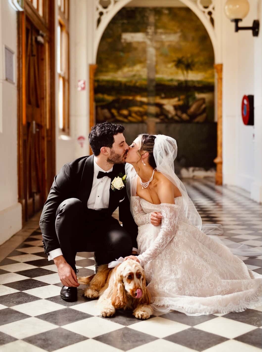 The queen of their household, Cleo, made a special appearance at Mariah & Alex's first look and wedding party photos, and isn't she the sweetest 💕 Looks like she wanted to give some kisses too!
Captured by @c2films and later celebrated at @ballarareceptions.
#wedding #firstlook #furbabies #justmarried #loveisintheair #marriagecelebrant #love #ballarareceptions #melbournewedding #melbournecelebrant