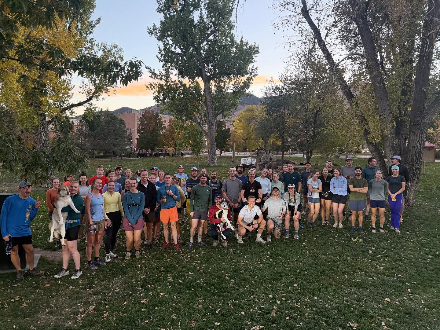 This week was our last trail run of the season, but we are not going to Give Up. Halloween Costume Pub run 10/28 (gather at Mountain Toad at 5:30, run start at 6:00). Hard surface runs at 5:30 (7-10 miles) and 6:15 (4-5 miles) until the time change in the Spring.