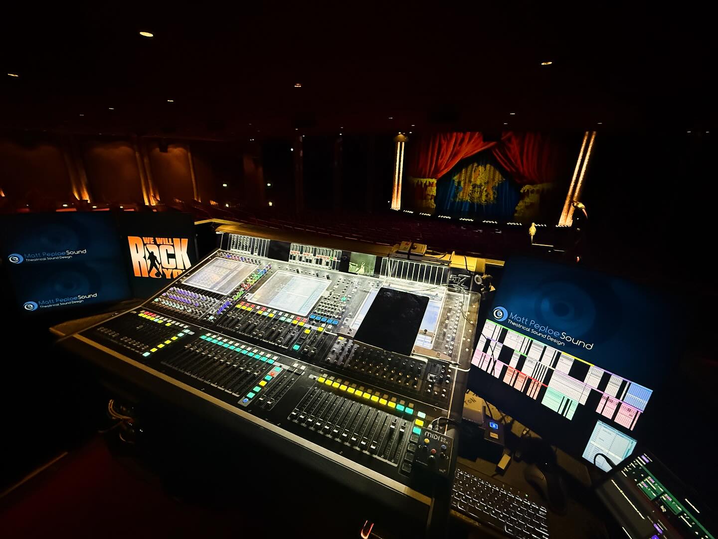 We Will Rock You - Stuttgart with special guest Sir Brian May. We definitely rocked! #sounddesigner #sounddesign @stageentertainment @wwry.queenmusical @brianmayforreal @officialqueenmusic @digico.official @fourieraudio @meyersoundlabs @sennheiser
Sound Designer - Matt Peploe
Associate Sound Design - Ewan Munro
Lead UK PE - Dave Chin
UK PEs - Dave Sorrell / Kieran Mcquire
Production Sound No1 - Christian Scholl
Massive Thanks to the amazing Sound team at @stageentertainment