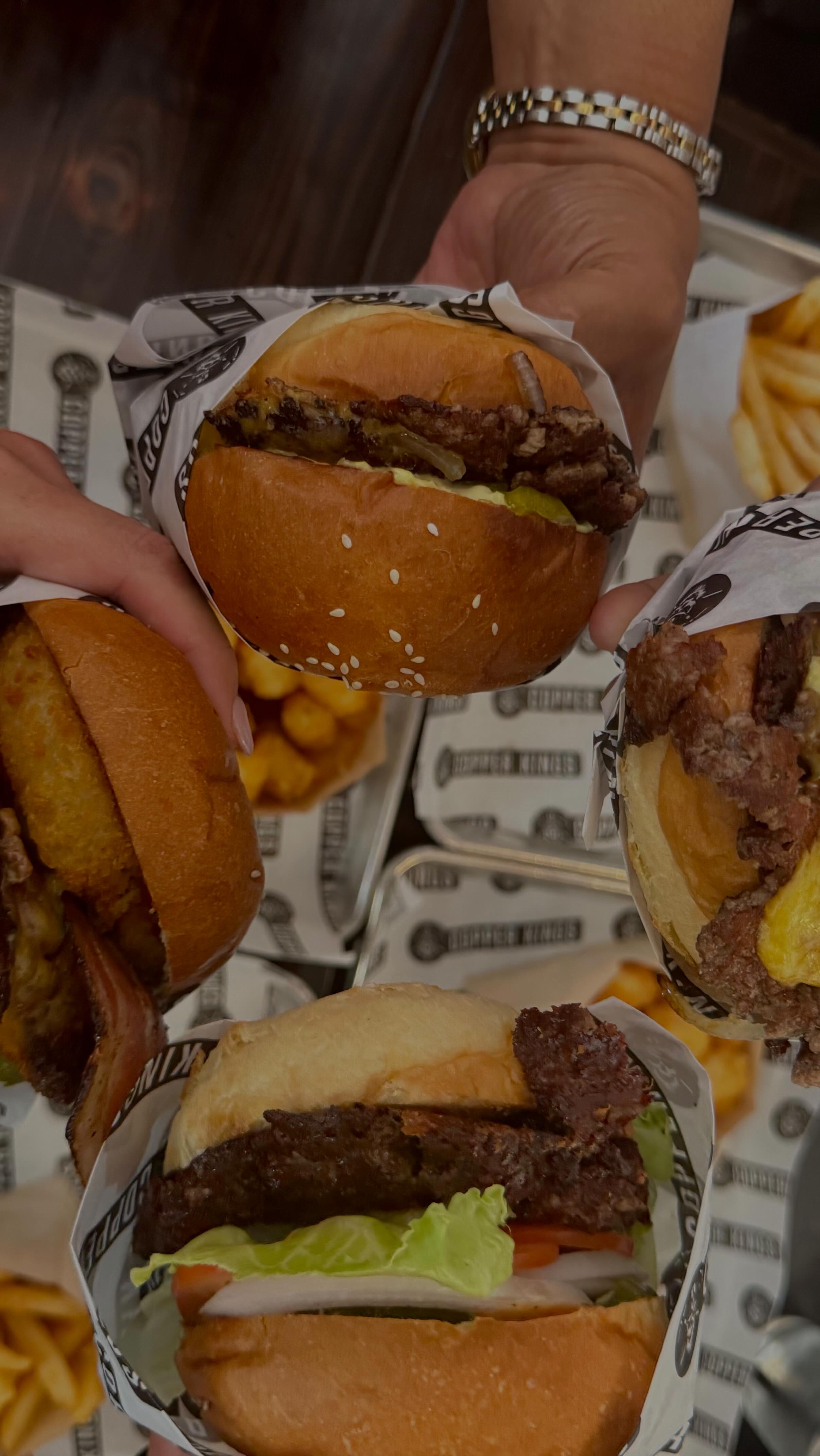 When the clock strikes 🍔 o’clock, you know where to find us.
📍Copper Kings Burgers — San Marcos, CA
Burgers featured in this photo:
🍔 The Classic – An homage to a classic SoCal cheeseburger. 6oz smash patty on a fluffy Japanese milk bun, topped with American cheese, lettuce, tomato, onion, and CK Sauce. Simple. Perfect. Bomb.
🔥 The Burger – The fan favorite. A true OG: 6oz smash patty with melted American cheese, grilled onions, pickles, and Copper Sauce—all cozy on a soft milk bun. This hits every time.
🤠 The Western – Bold and smoky with bacon, onion rings, pickles, onion, cheese, and Carolina-style BBQ sauce. Sweet, salty, crunchy bliss. 10/10.
.
.
.
.
.
.
.
#CopperKingsBurgers #BestBurgers #GourmetBurgers #JuicyBurgers #BurgerLovers #FoodieFinds #BurgerHeaven #HandcraftedBurgers #FoodiesOfInstagram #BurgerTime #GrillMasters #CheesyGoodness #TastyBurgers #BurgerAddict #EatLocal #Foodstagram #BurgerPerfection #MouthwateringEats #SmashBurgers #SanDiego #SandiegoEats #SDMagazine #bestof2025 #bestofsandiego #dontstopmenow #bestburger #bestrestaurant