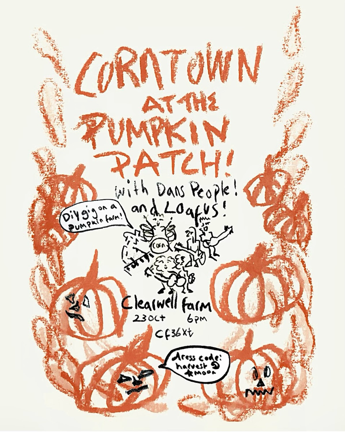 This Thursday night for our Twilight picking we are hosting โCorntownโ a selection of 3 bands will be playing across the night while you pick your Pumpkins from our Pumpkin Village! @casperjamesguvnor
