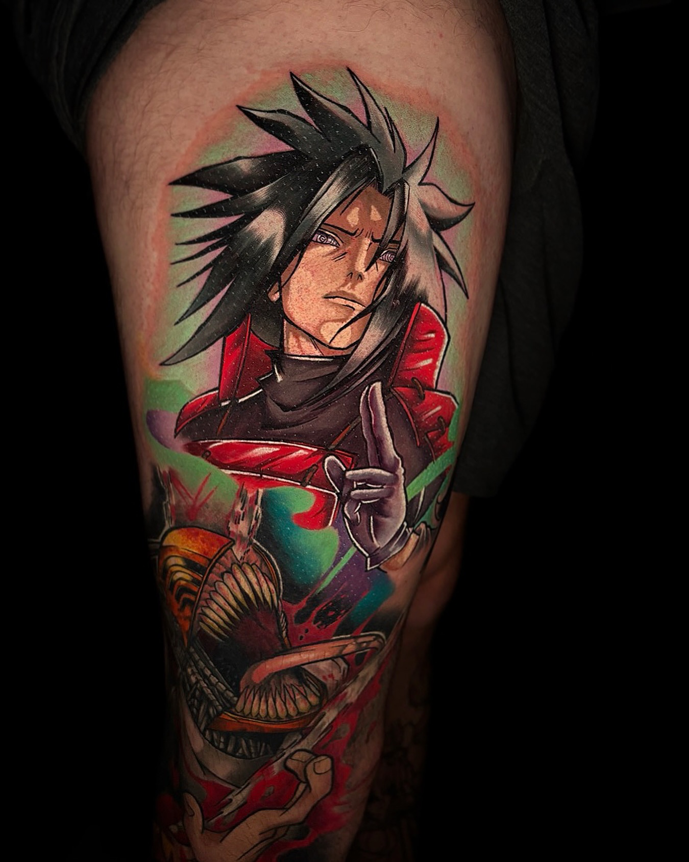 Madara Uchiha -Naruto tattoos are always welcome 🙏
#madarauchiha #naruto #anime #animetattoos #colourtattoos #inkboostercream #ink #narutotattoo