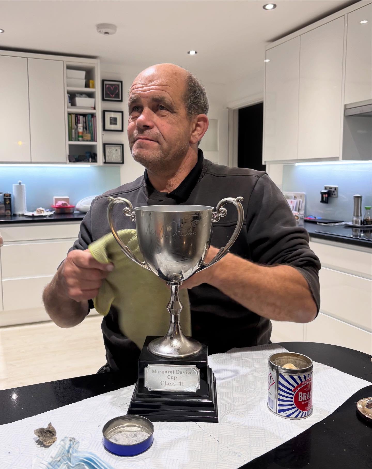 🐝 Last year Ian was so proud to win the trophy for the Best Tasting Honey at our local Honey Show, organised by Bournemouth and Dorset South Beekeepers.
🏆 Well, here he is polishing up that trophy to hand back, ready for this year’s honey show which will be held on Saturday 15th November. Whilst Ian would absolutely love to win it again (I’m secretly hoping for a slightly smaller trophy this year 😉), the competition is fierce and all the honey is blind-tested by strict judges who know exactly what they’re looking for!
🍯 If you’d like to come along and see all the exhibits, we’d love you to be there too! It’s open to the general public and this is your opportunity to find out more about bees and the vital role they play on this earth. There’ll also be a chance to purchase honey from some of the best beekeepers in the local area.
Looking forward to seeing you there! 🐝🍯🐝