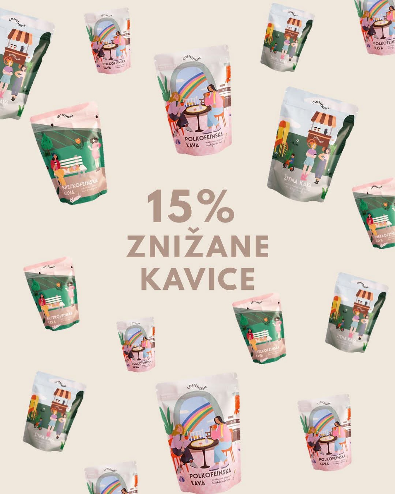 Brez kave mi živeti ni💔.
Pobrskaj po shrambi, prižgi svečko,
in si pričaraj svoj mamin trenutek🤍.
Do torka (28.10.) imaš možnost izkoristit -15% popusta s kodo: NOCČAROVNIC🎃
