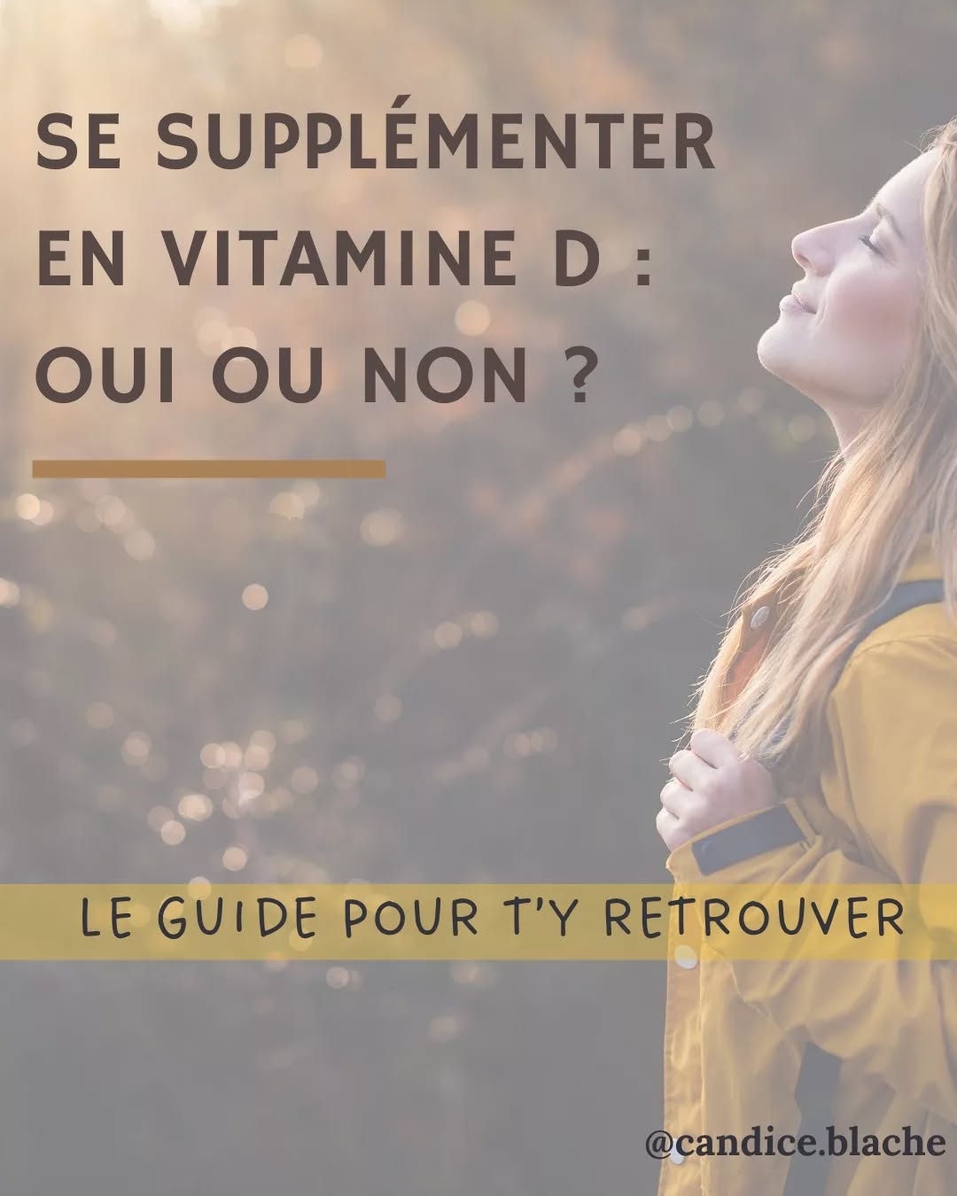 ⬇️ OUI OU NON LA VITAMINE D ? ⬇️
..
🌞 Pas facile de s'y retrouver dans la jungle d'informations sur la complémentation ?
..
🌞 Je t'ai écris un topo sur la VITAMINE D, l'hormone du soleil qui nous fait tant défaut l'hiver 🤧😵
..
🌞 Les infos sur cette hormone, comment bien se supplémenter, comment éviter la carence annuelle, que faire si on décide de ne pas se supplémenter? Découvre tout cela dans le post 🙏
..
🌞 Commente VITAMINE D pour savoir quelle vitamine D privilégier et comment calculer ses besoins individuels ✨
..
🌞 Merci de partager, commenter, republier et de faire vivre ce compte 😎🌴
..
Je suis Candice, Naturopathe et Doula.
Je t'aide à retrouver la santé (et celle de tes enfants) pour incarner pleinement ta vie de femme 🌿
Pour rappel : prise de rdv possible (voir bio) pour t'accompagner sur ce chemin 💪