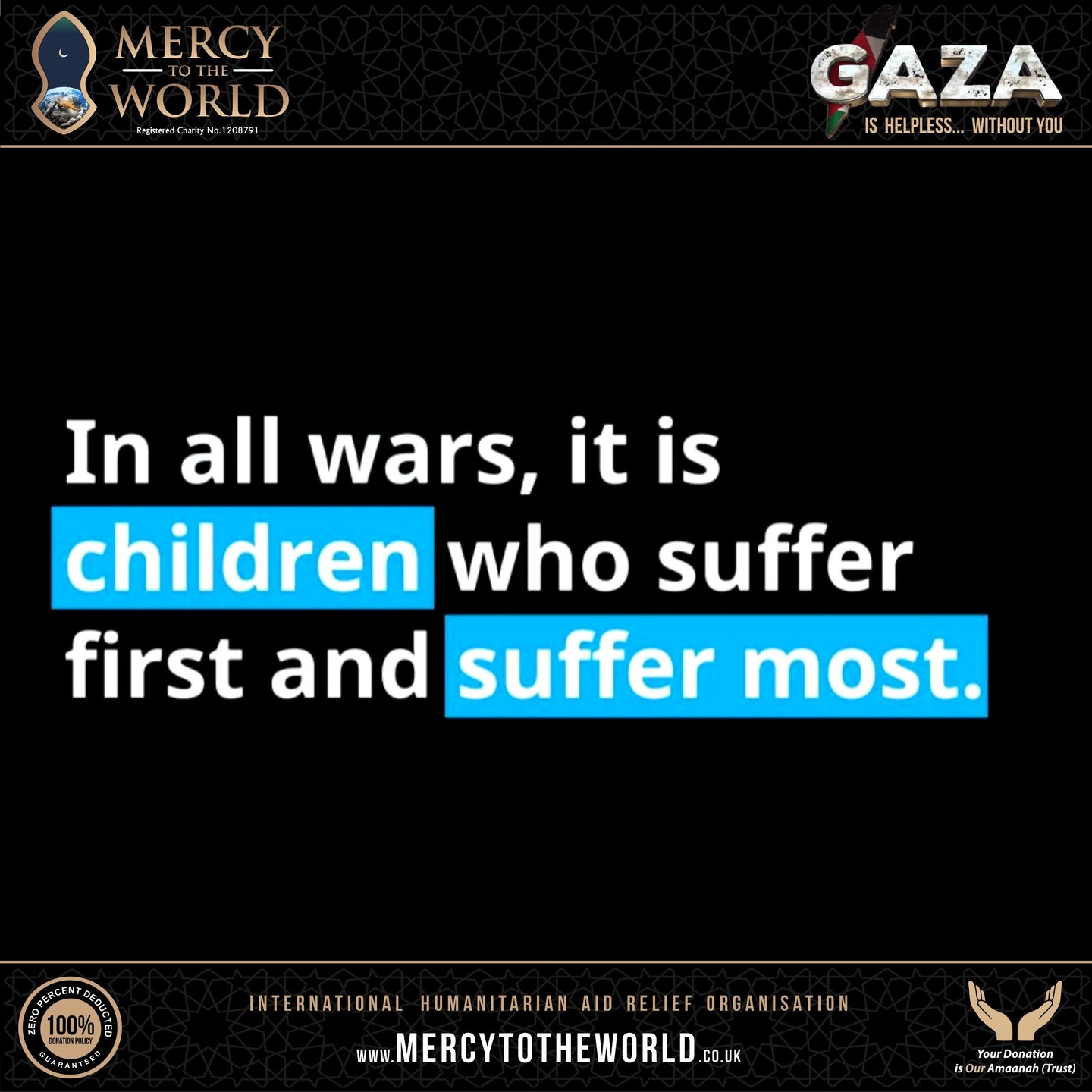 Support our #Gaza projects
https://www.mercytotheworld.co.uk/gaza-emergency-appeal