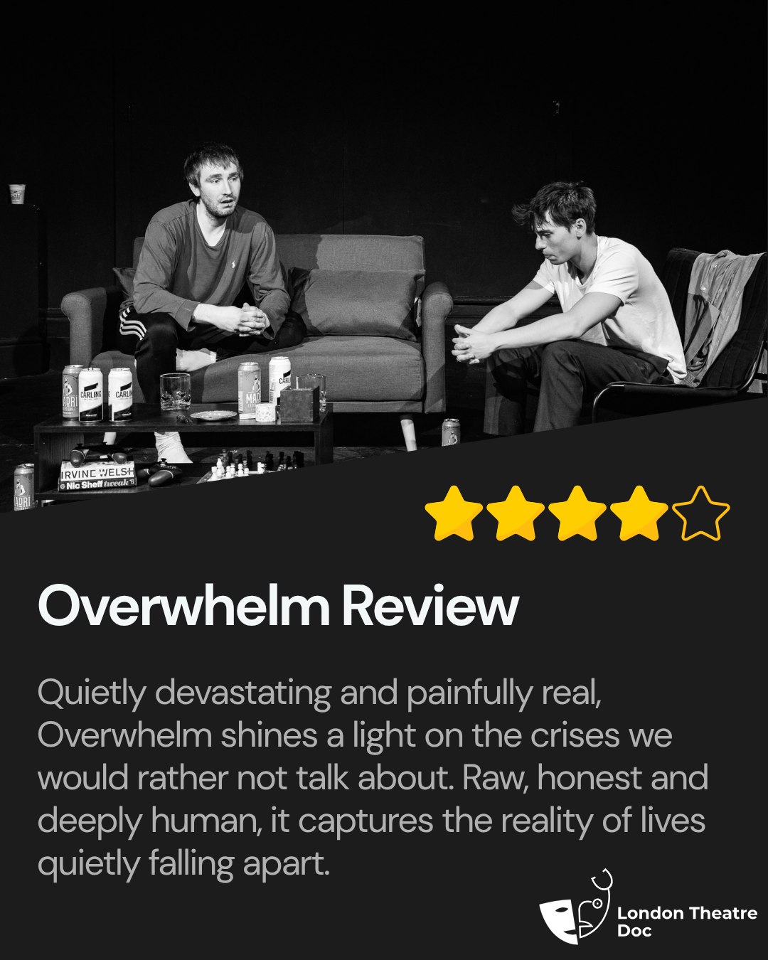 Dive into the emotional depths of addiction and loneliness with 'Overwhelm' by @workingprogresscollective at The Bread and Roses Theatre. This raw, human story captures the strain of friendship against the backdrop of secrecy and struggle. Don't miss it! Link in Bio
Ticket gifted for review by PR