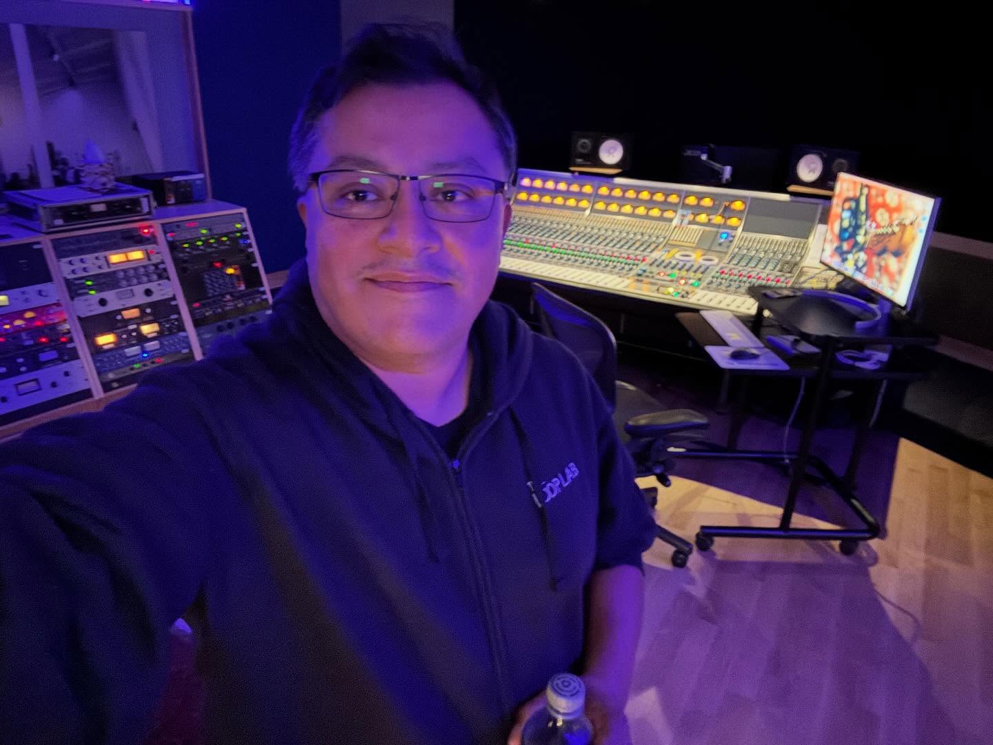 At an amazing recording studio in Cambridge MA. @qdivisionstudios