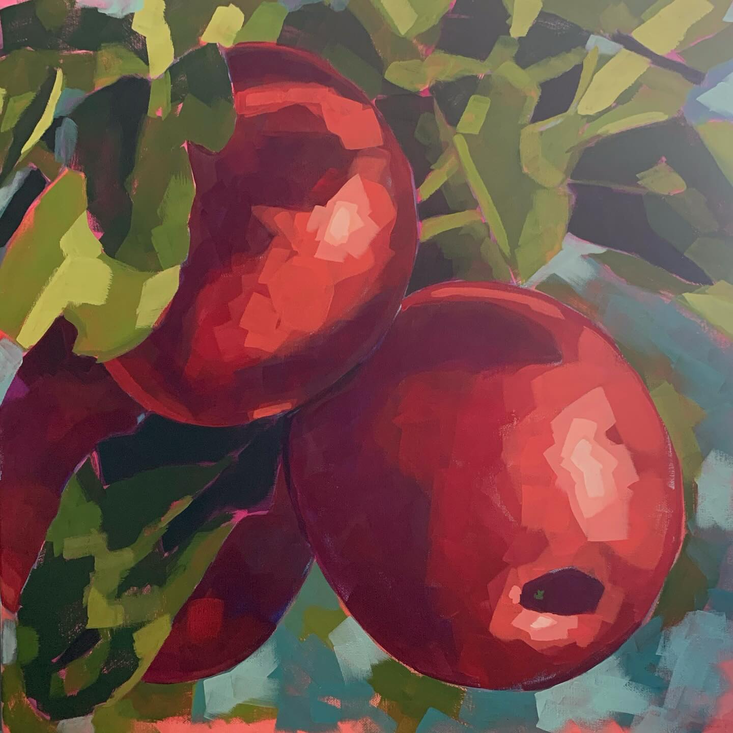 There’s something so magical about apples hanging in the tree — bright red, glossy, and ready to be picked. 🍎🌿
I loved painting this close-up — layering colour, capturing the sunlight, and letting the brushstrokes bring each apple to life.
Inspired by @ali_kay_studio
Available artwork from Art on Mill Street
@citybrampton @baobrampton
#artonmillstreet #acrylicpainting #canadianartist #applepainting #bramptonartist #ontarioartist #naturepainting #fruitart #paintingjoy #creativecanada #smallbatchartist #cozyart #redapples #autumnvibes #artloversofinstagram #texturedpainting #stilllifeart