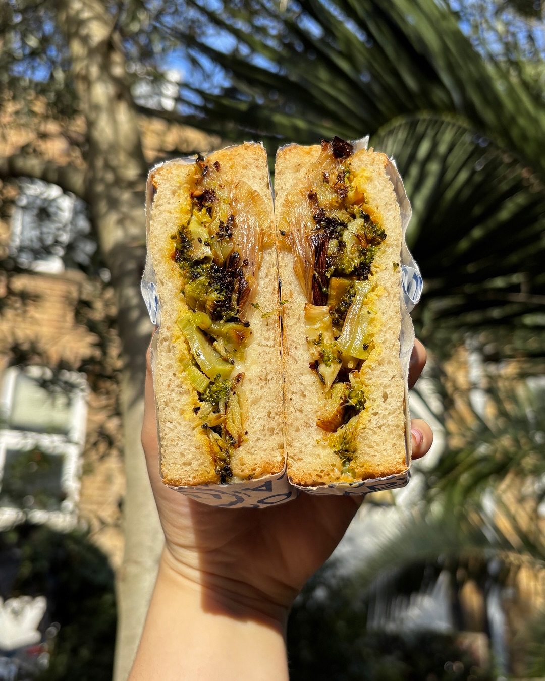 The Greens & Mustard 💚✨ Roasted leeks & broccoli, dijon mustard, bechemel sauce, sumac. Only here til Halloween 👻