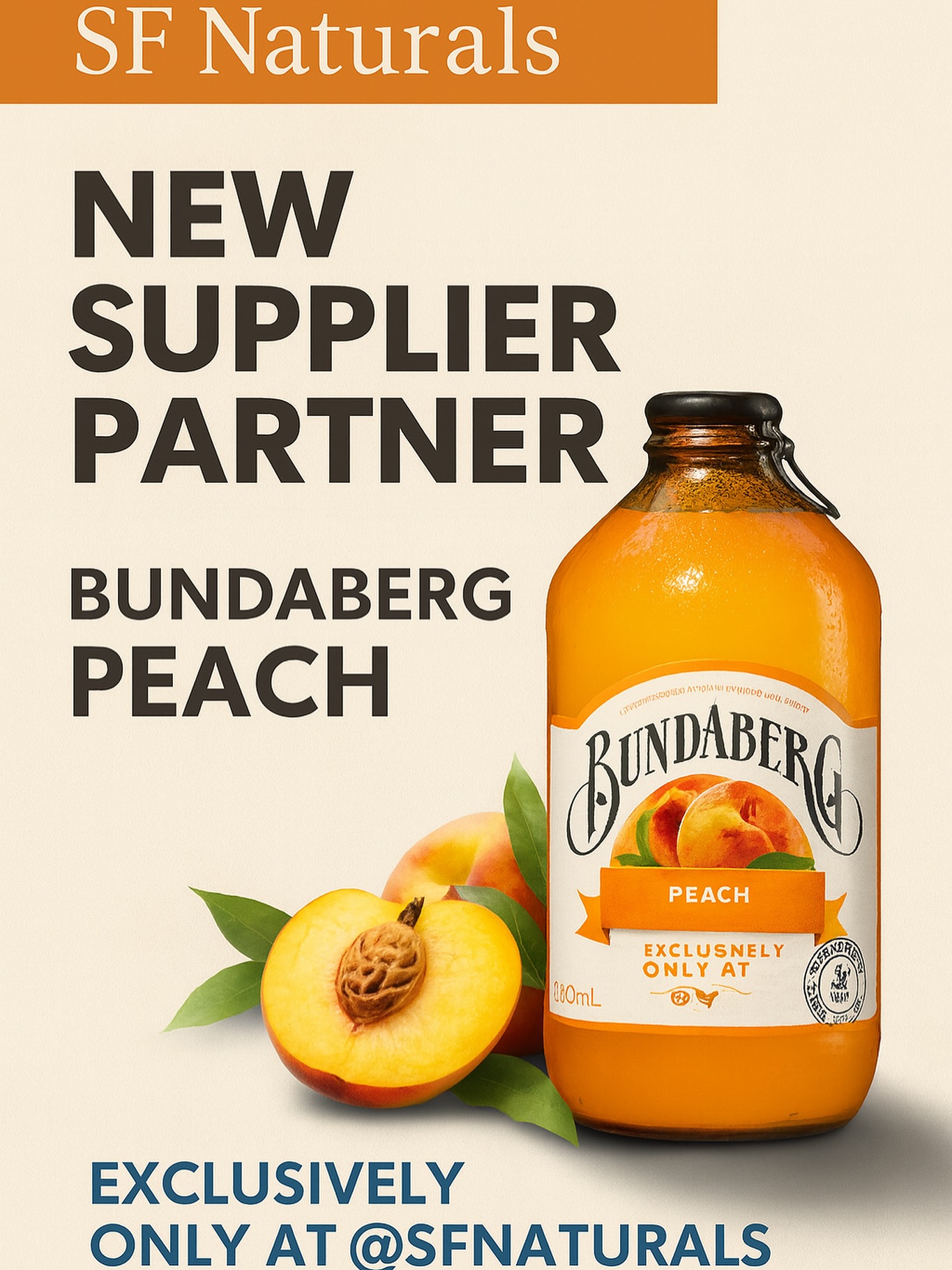 Exclusive at @sf_naturals X @bundaberg_us