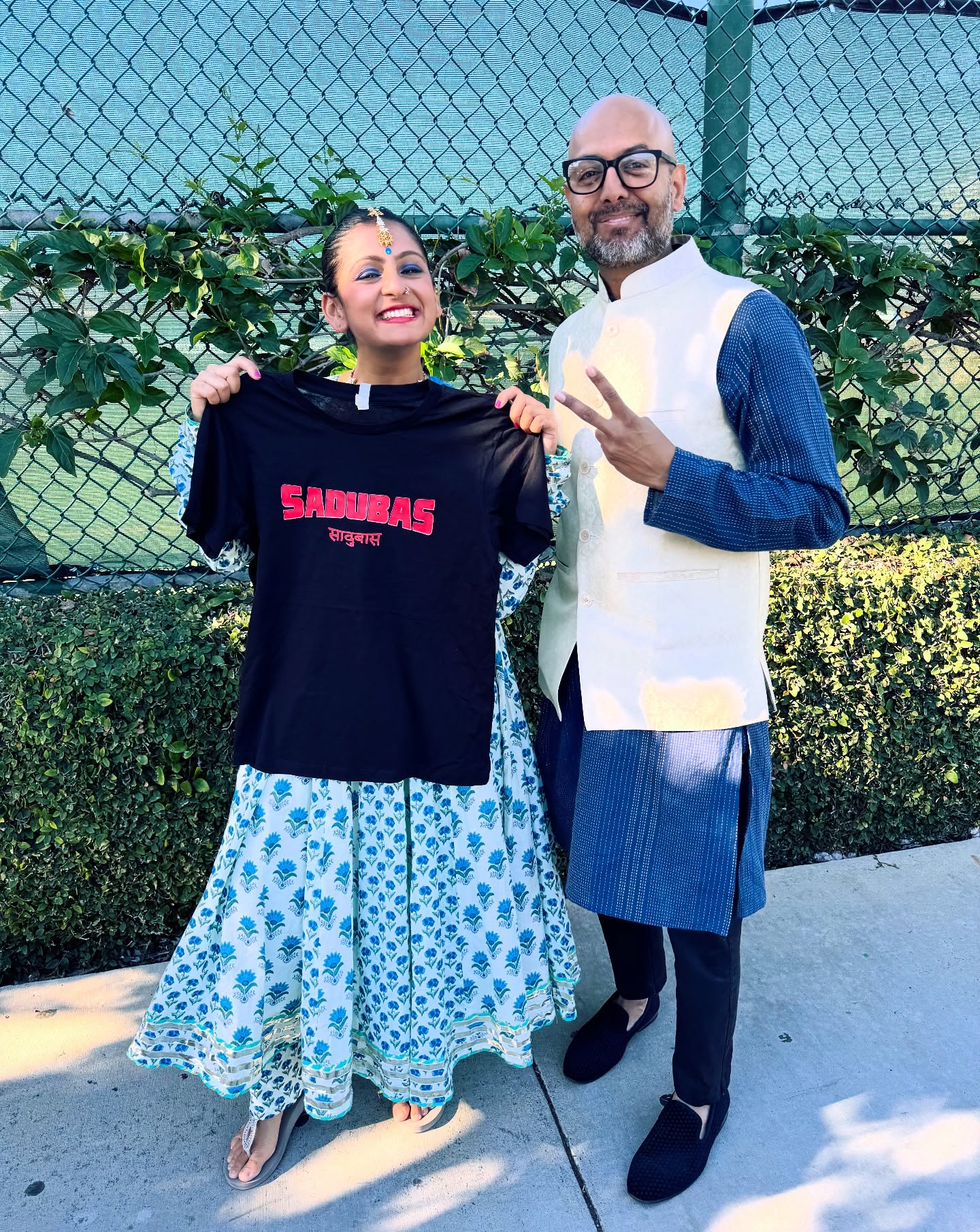 Look who is rocking our T-shirt on Diwali! 🤩 it’s Aakansha of @bollypop_la 🔥