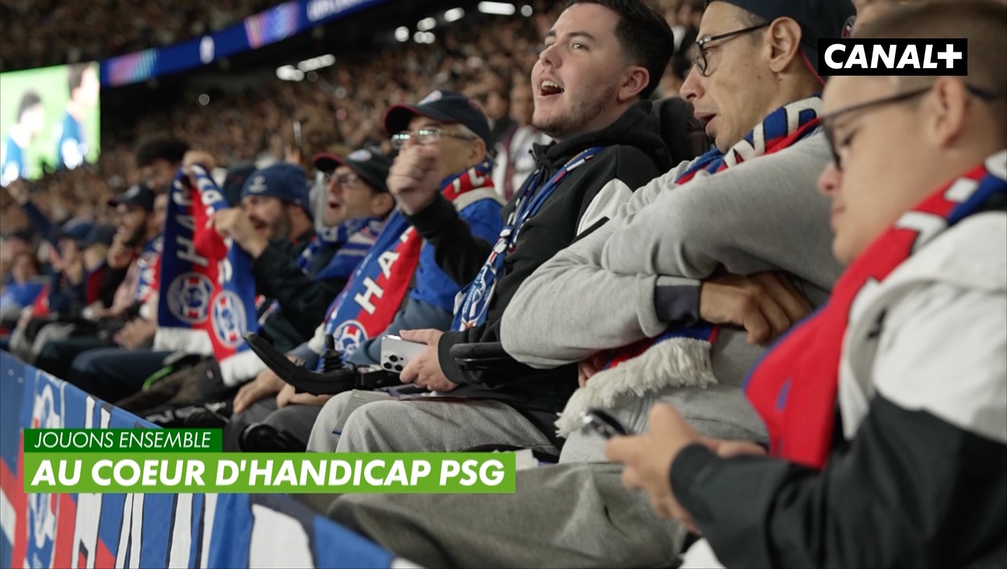 Reportage CANAL+ réalisé dans notre tribune à l’occasion de PSG - ATALANTA : « au cœur de Handicap-PSG » 📺🎥
Lien en story pour voir le sujet
@canalplussport #canalplus #psg #handicappsg