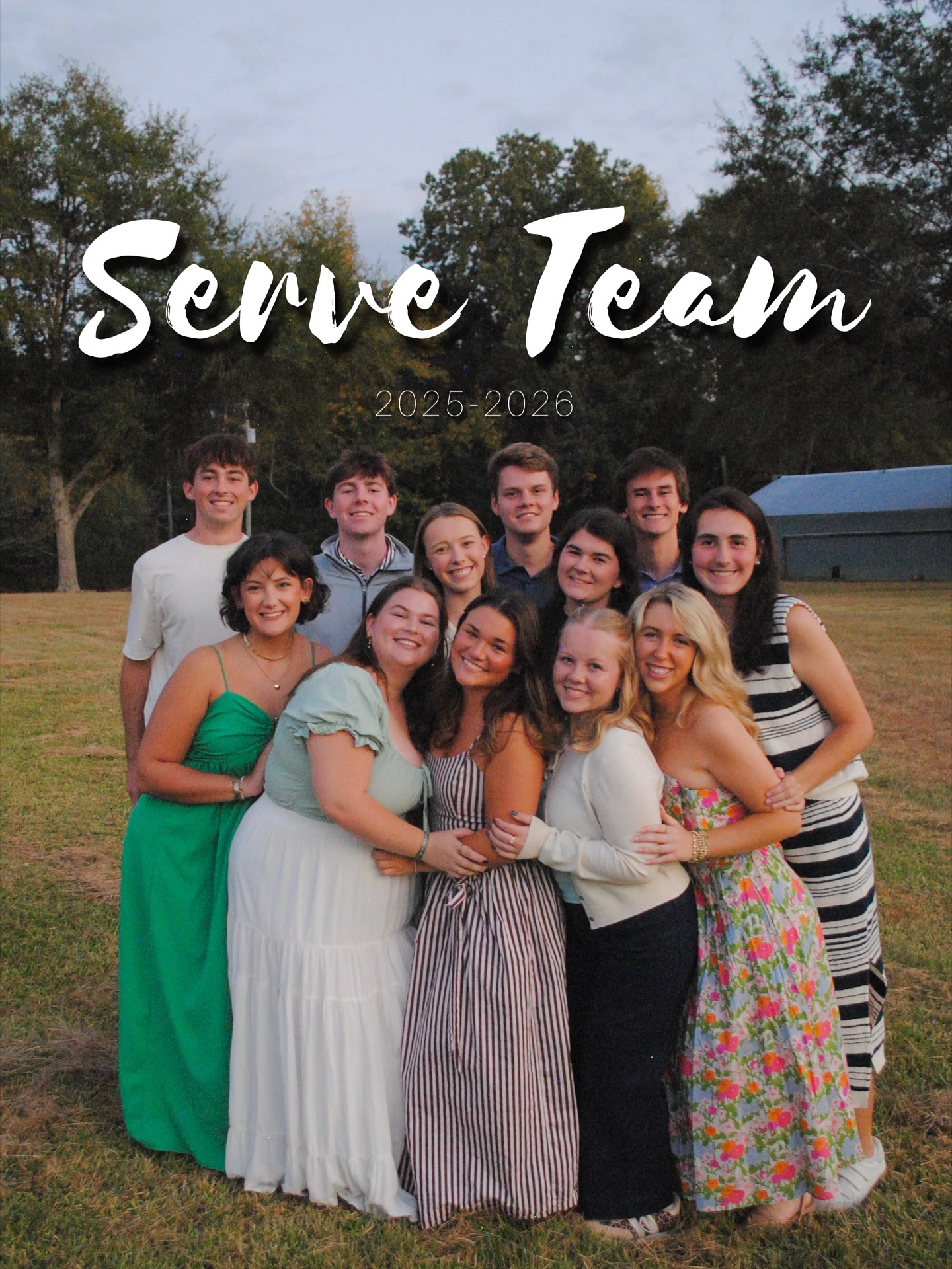 Introducing The Grove Retreat’s 2025-2026 SERVE TEAM!!!
The Lord has blessed us with such an incredible opportunity to spread His love across our campus. We’re so expectant for all He will do and the community that will be built as we praise Him together!🌳🌳