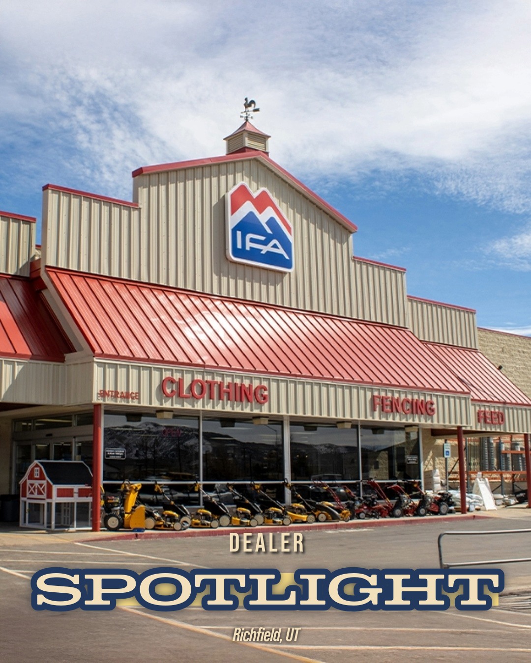 DEALER SPOTLIGHT โจ
This week's dealer spotlight is the @richfield.ifa in Richfield, UT. These guys rock, they move loads of our product and offer great customer service! If you're in the Richfield area, stop by the Richfield IFA for PTI Stock Yard products!
๐240 W 100 N, Price, UT 84501
๐435-637-0652
#PTIStockYard #DealerSpotlight #IFA #Richfield #Farm #Ranch