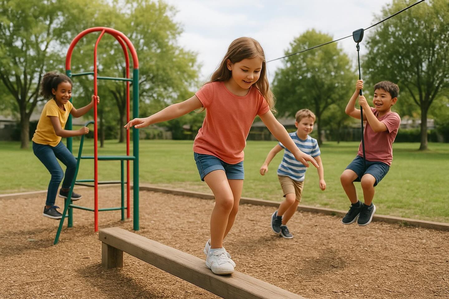Hier in noord- Nederland is de herfstvakantie al in volle gang. Hoewel het weer niet helemaal meewerkt, de ene bui afwisselt met de andere bui, is het evengoed zo heerlijk om buiten te zijn.
Vandaag waren wij met vrienden naar een grote piratenboot speeltuin in Purmerend, pakken en laarzen aan en heerlijk gaan. Wisten jullie namelijk dat de beweegnorm voor kinderen tussen de 4 en 18 jaar minstens één uur per dag matig tot intensieve inspanning is? Dus, geniet lekker van het prachtige herfstweer, ga naar buiten en raas lekker uit!
#kinderfysiotherapie #kinderoefentherapie #fysiotherapie #oefentherapie #buitenspelen #beweegnorm #kinderen #bewegen #motorischeontwikkeling #grovemotoriek #fijnemotoriek
