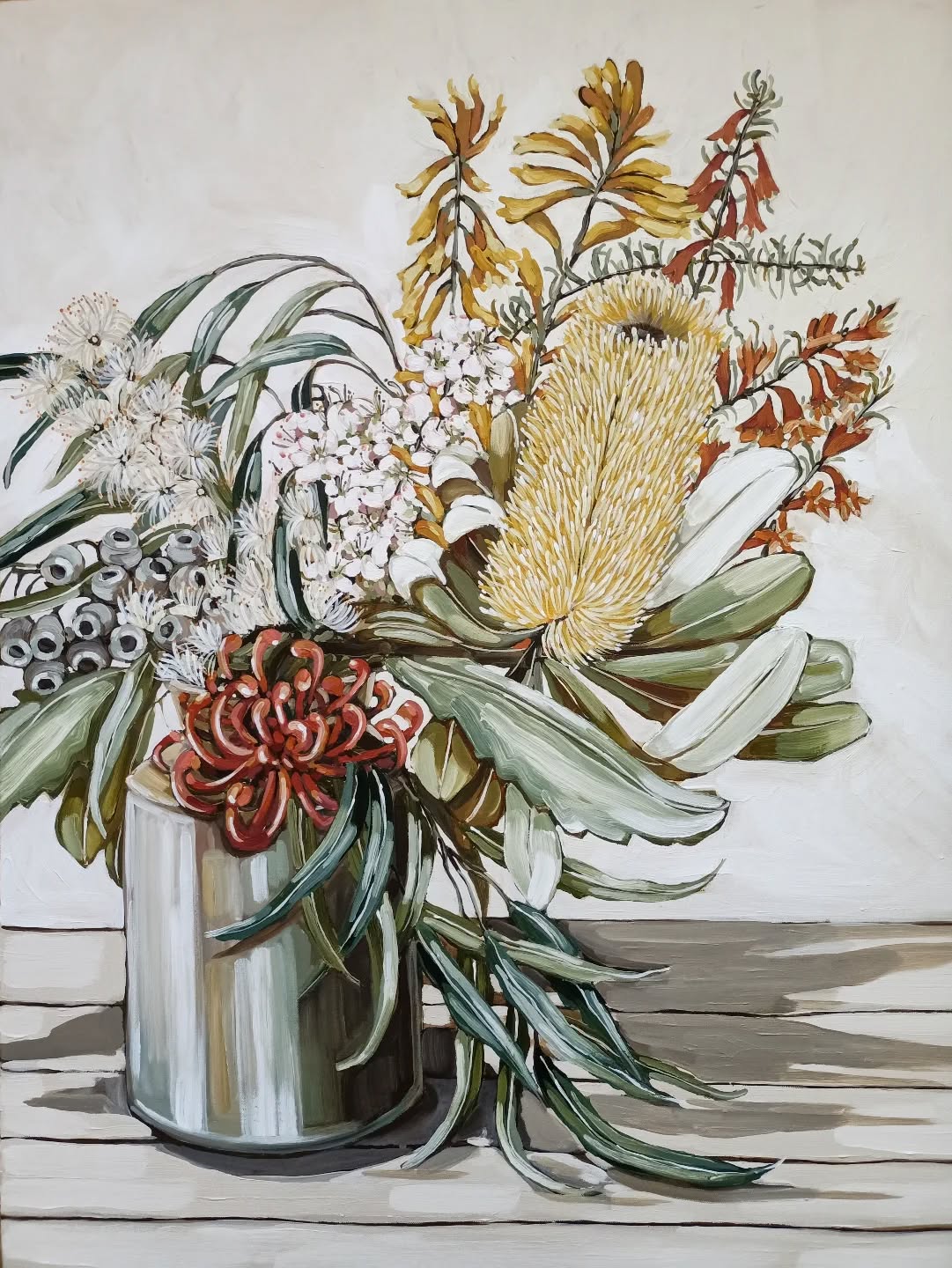 From the archives: a still life commission from 2021!
'BETWEEN THE STREET AND THE STARS'
✨
#stilllifepainting #australianflowers #painting #australianartist